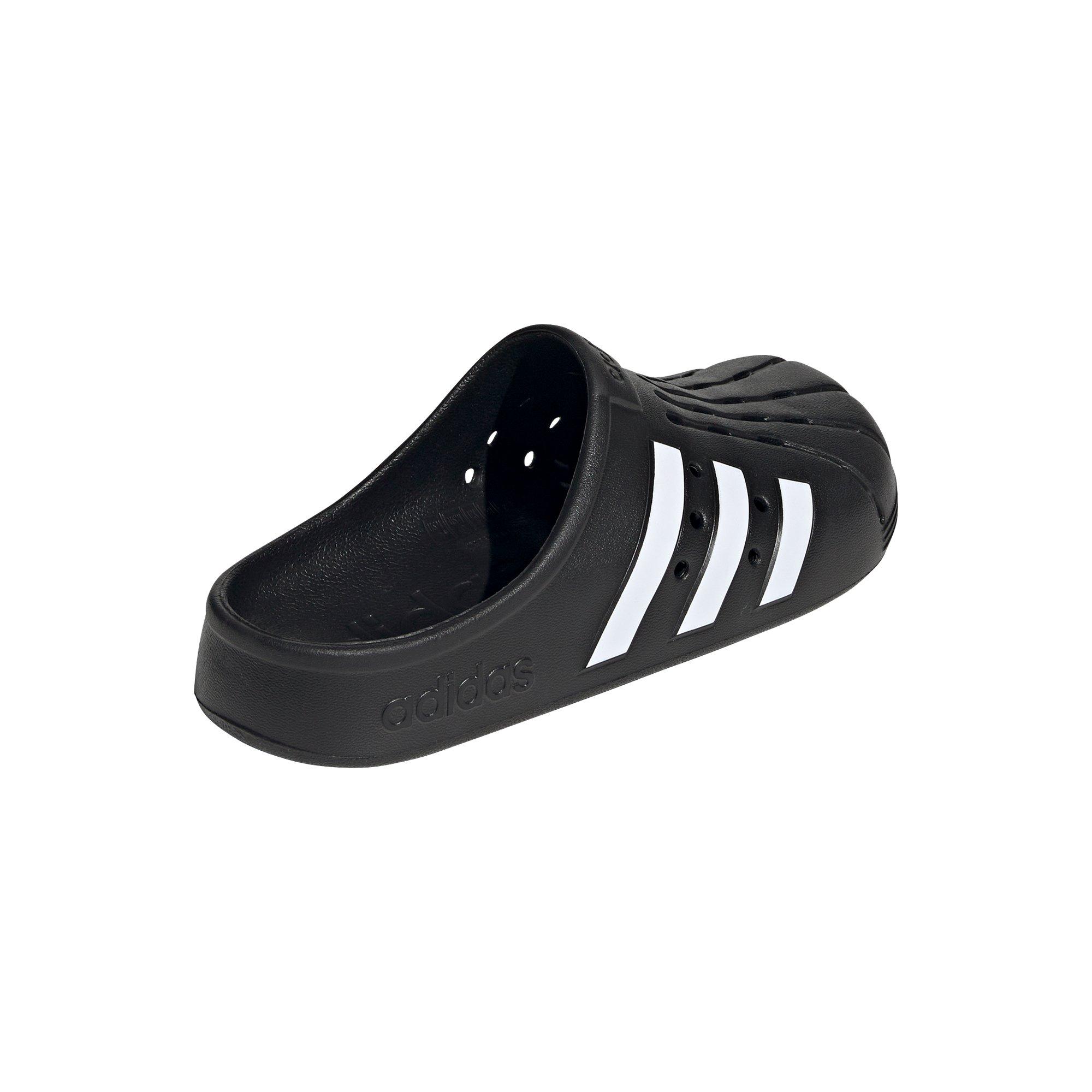 adidas Adilette "Core Black/Ftwr White" Women's Clog - BLACK/WHITE/BLACK Thumbnail View 4
