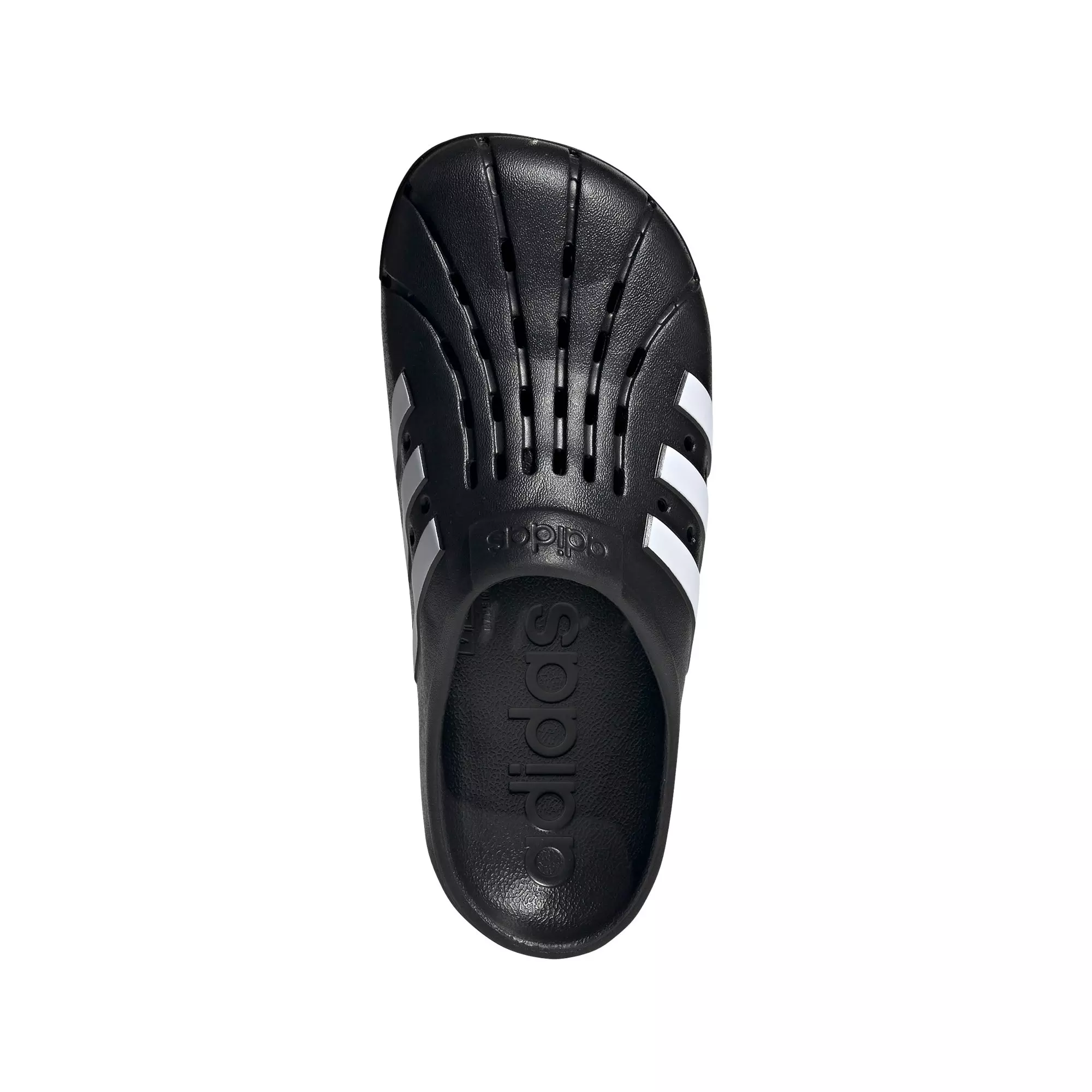 adidas Adilette "Core Black/Ftwr White" Women's Clog - BLACK/WHITE/BLACK
