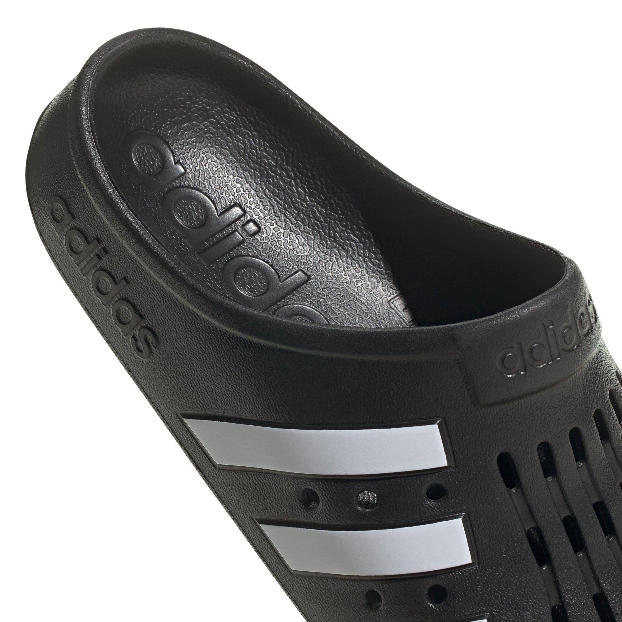 adidas Adilette "Core Black/Ftwr White" Women's Clog - BLACK/WHITE/BLACK Thumbnail View 8