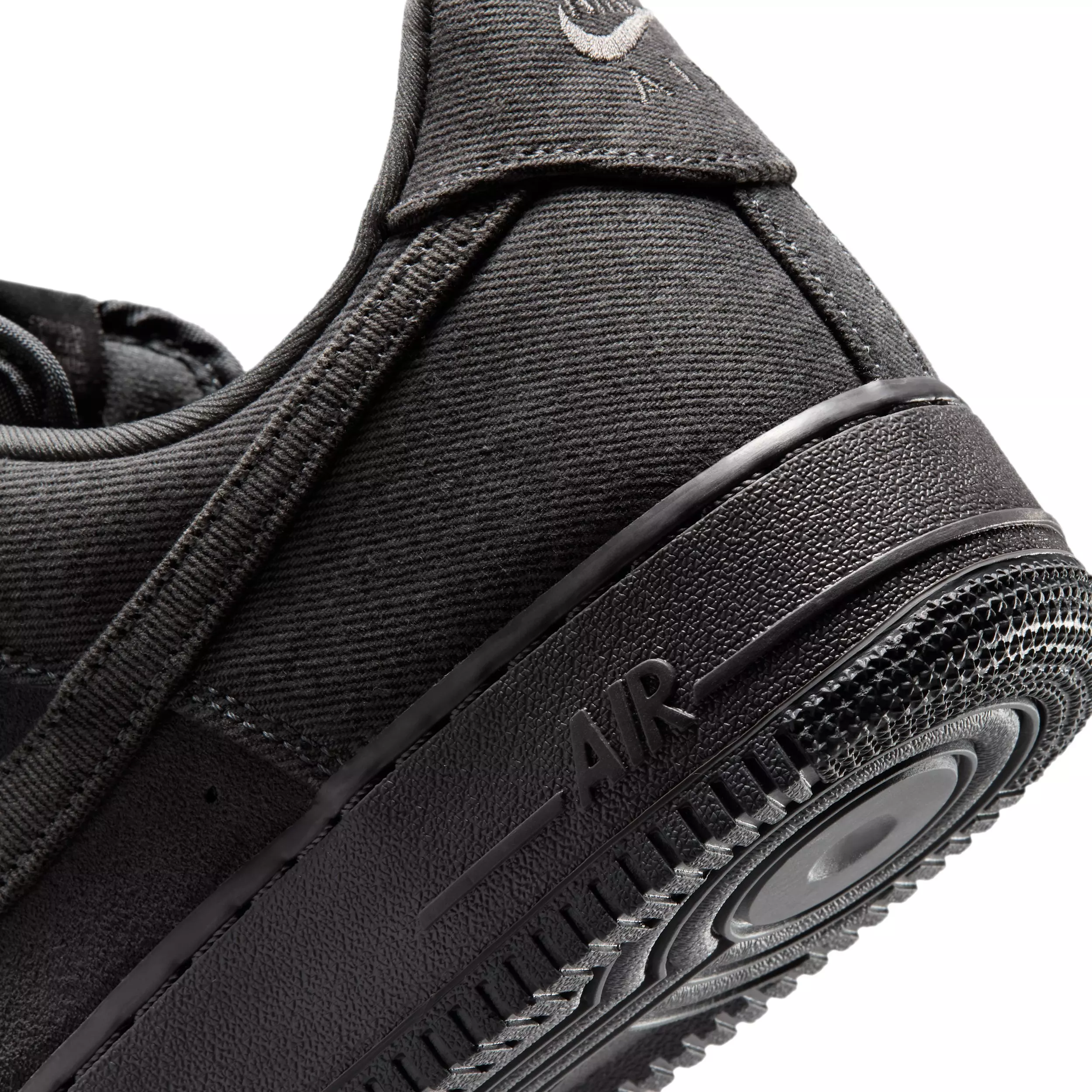 Nike Air Force 1 '07 LV8 "Anthracite/Medium Ash/Metallic Silver/Anthracite" Men's Shoe - ANTHRACITE/MD ASH/SILVER/ANTHRACITE