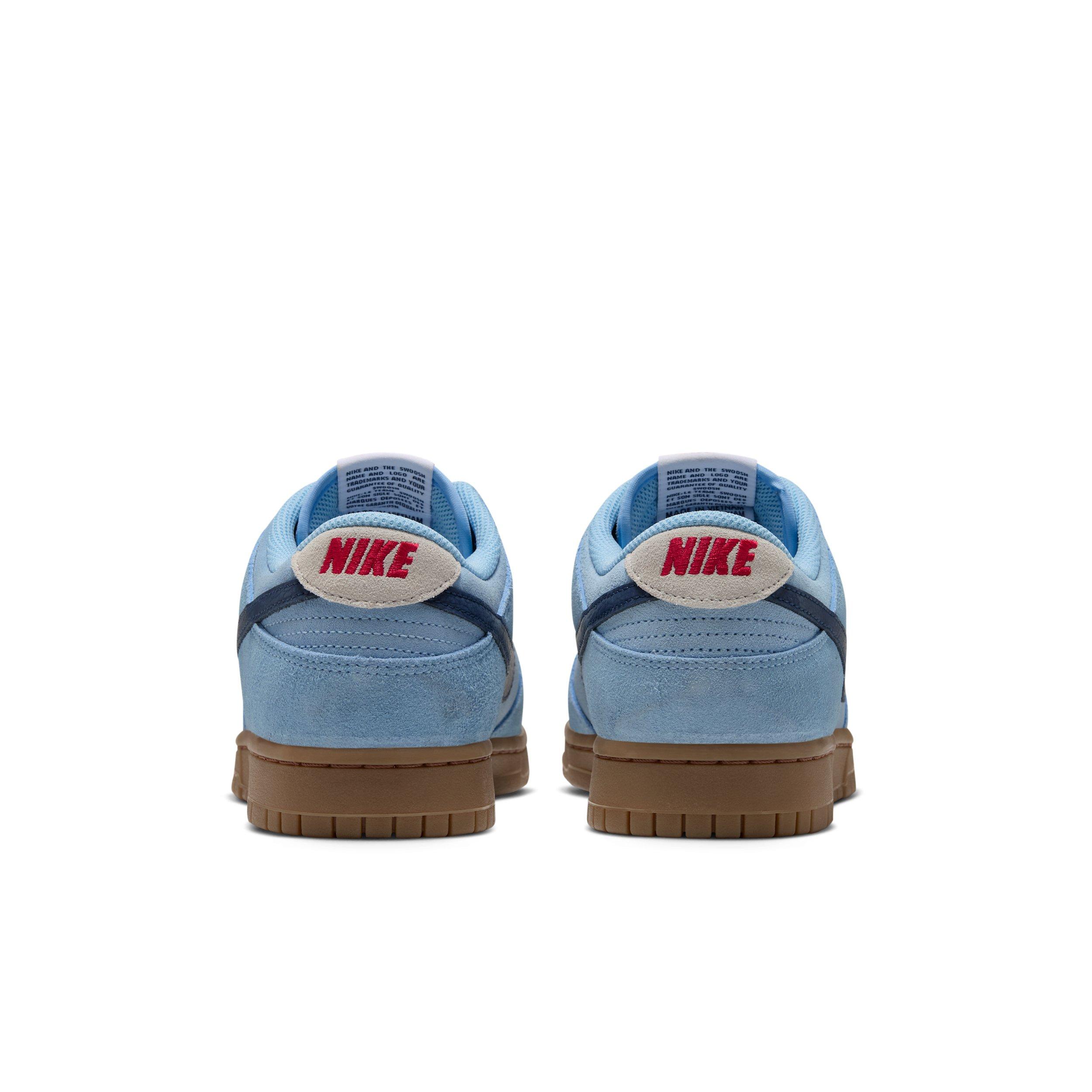 Nike Dunk Low Retro "Soft Blue/Summit White/University Red/Midnight Navy" Men's Shoe - BLUE/WHITE/RED/NAVY