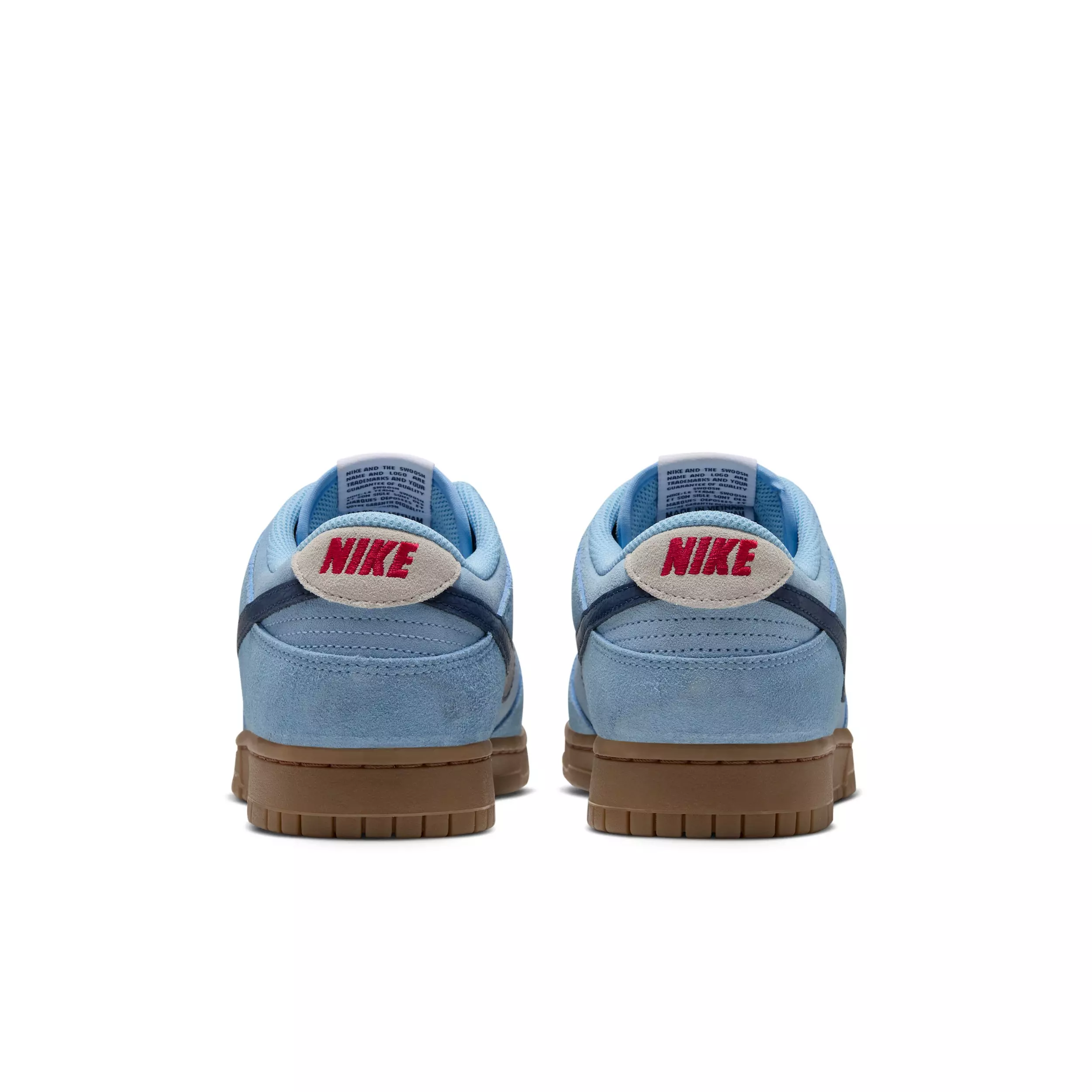 Nike Dunk Low Retro "Soft Blue/Summit White/University Red/Midnight Navy" Men's Shoe - BLUE/WHITE/RED/NAVY