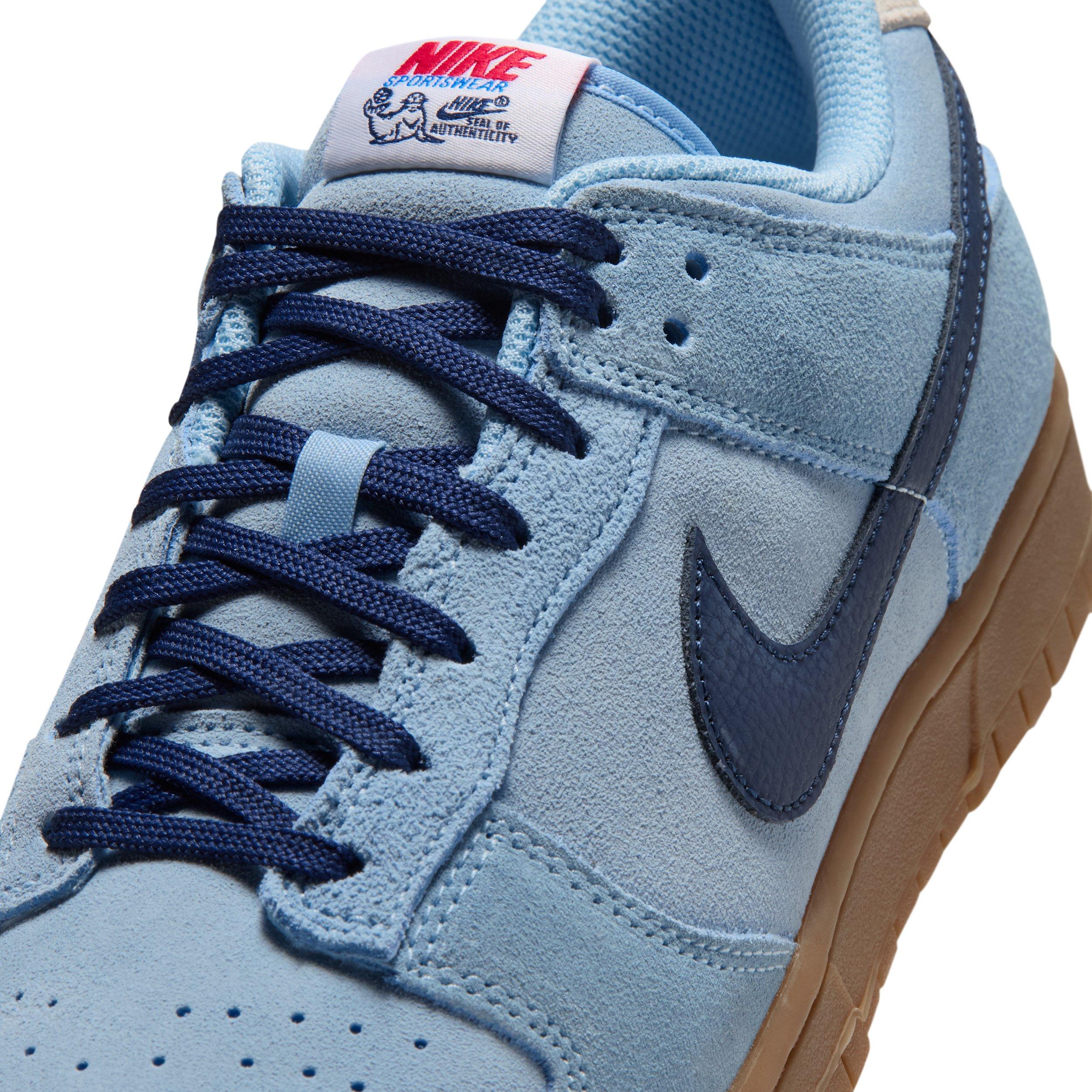 Nike Dunk Low Retro "Soft Blue/Summit White/University Red/Midnight Navy" Men's Shoe - BLUE/WHITE/RED/NAVY