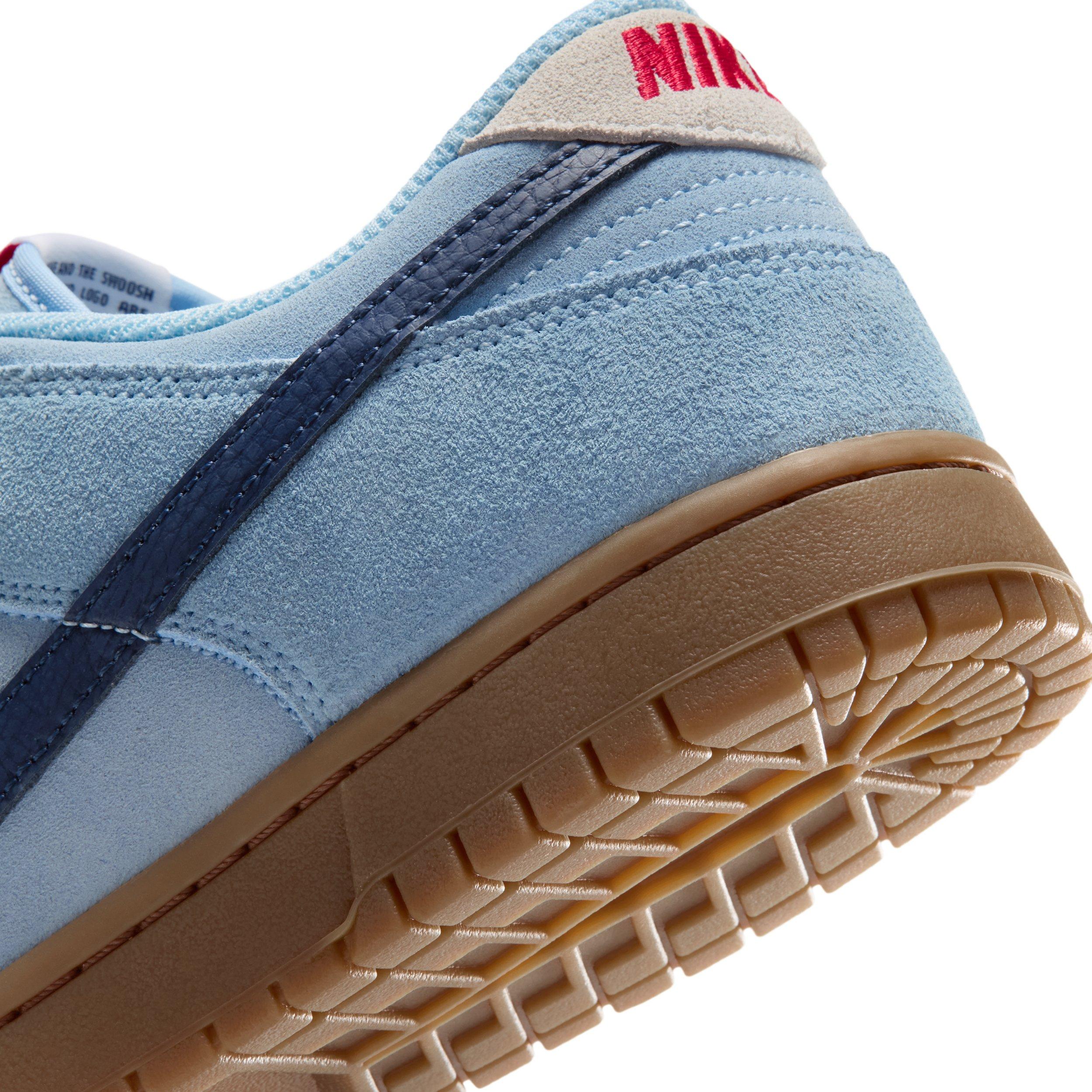 Nike Dunk Low Retro "Soft Blue/Summit White/University Red/Midnight Navy" Men's Shoe - BLUE/WHITE/RED/NAVY