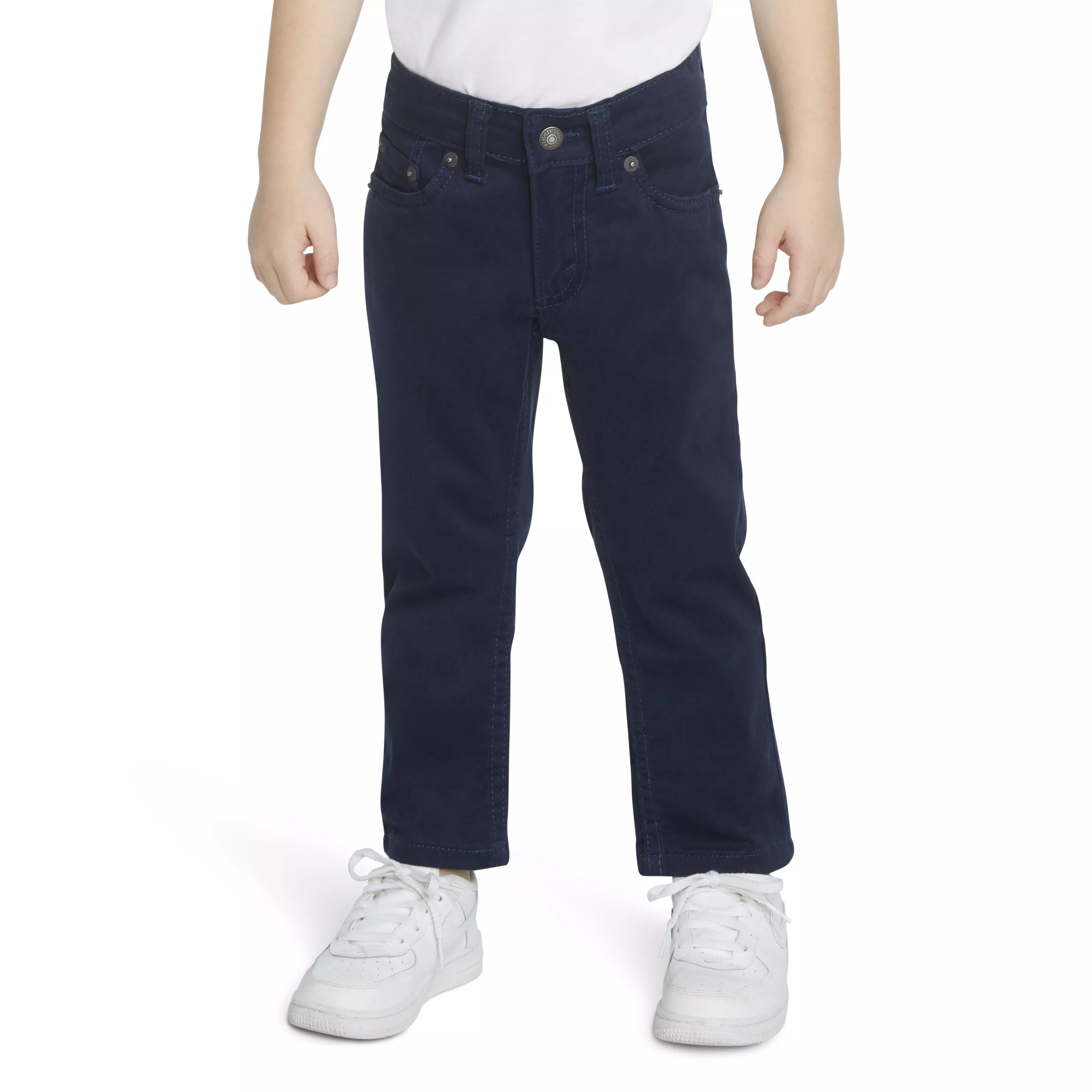 Levi's 511 Slim Fit Soft Brushed Toddler Boys' Dark Blue Sueded Pants - DK BLUE