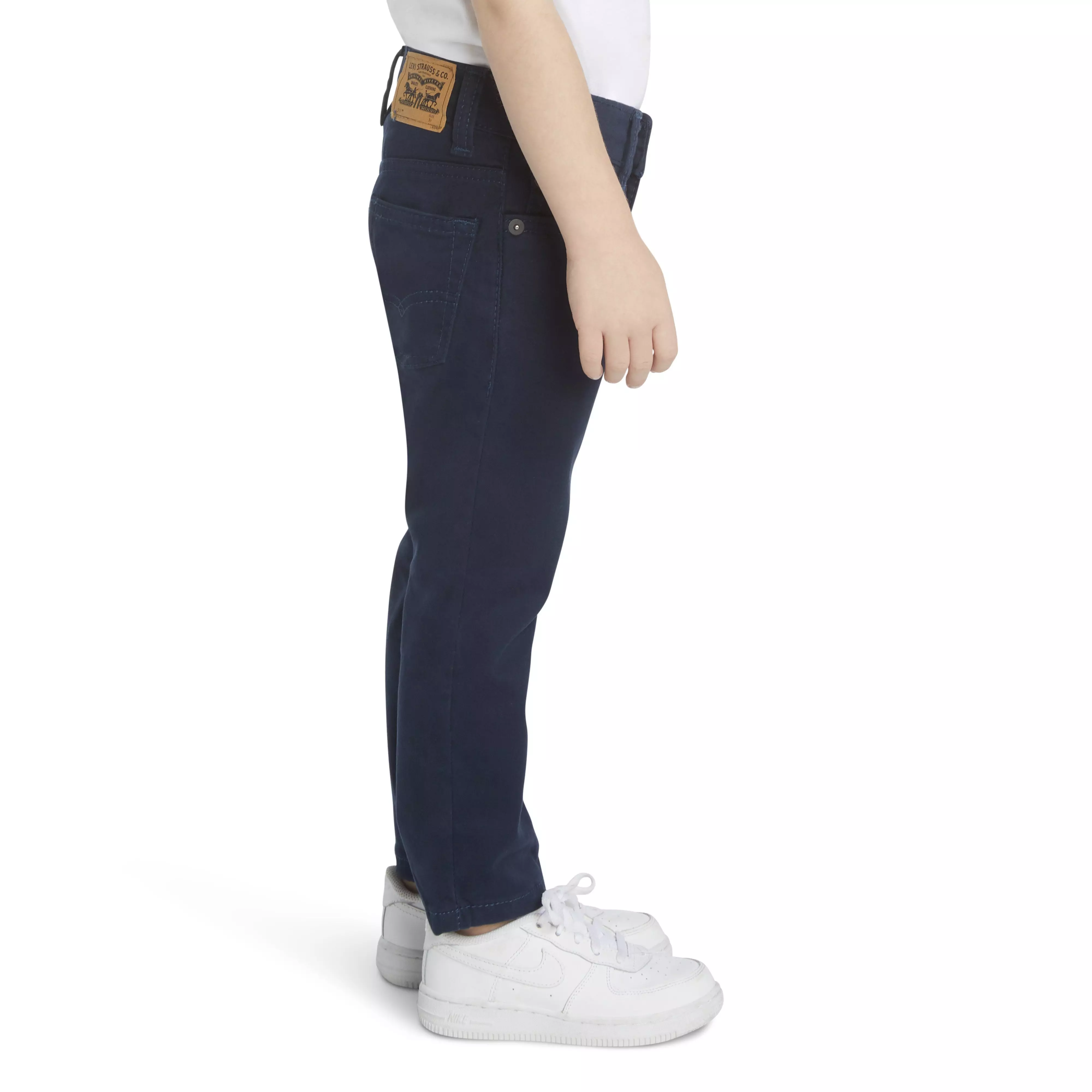 Levi's 511 Slim Fit Soft Brushed Toddler Boys' Dark Blue Sueded Pants - DK BLUE