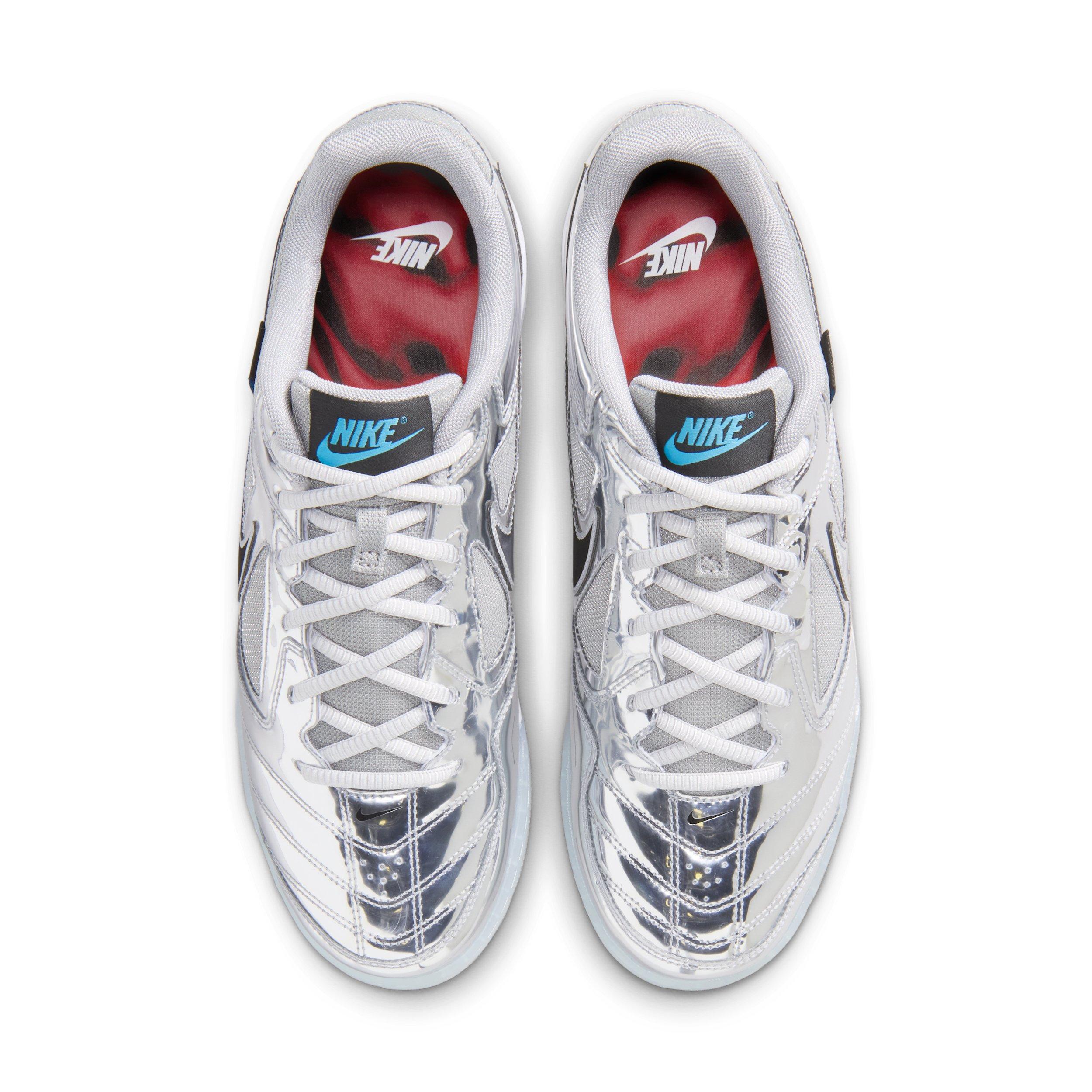 Nike Gato LV8 Treble "Chrome/Gamma Blue/Ice/Black" Men's Shoe - CHROME/BLUE/ICE/BLACK Thumbnail View 4