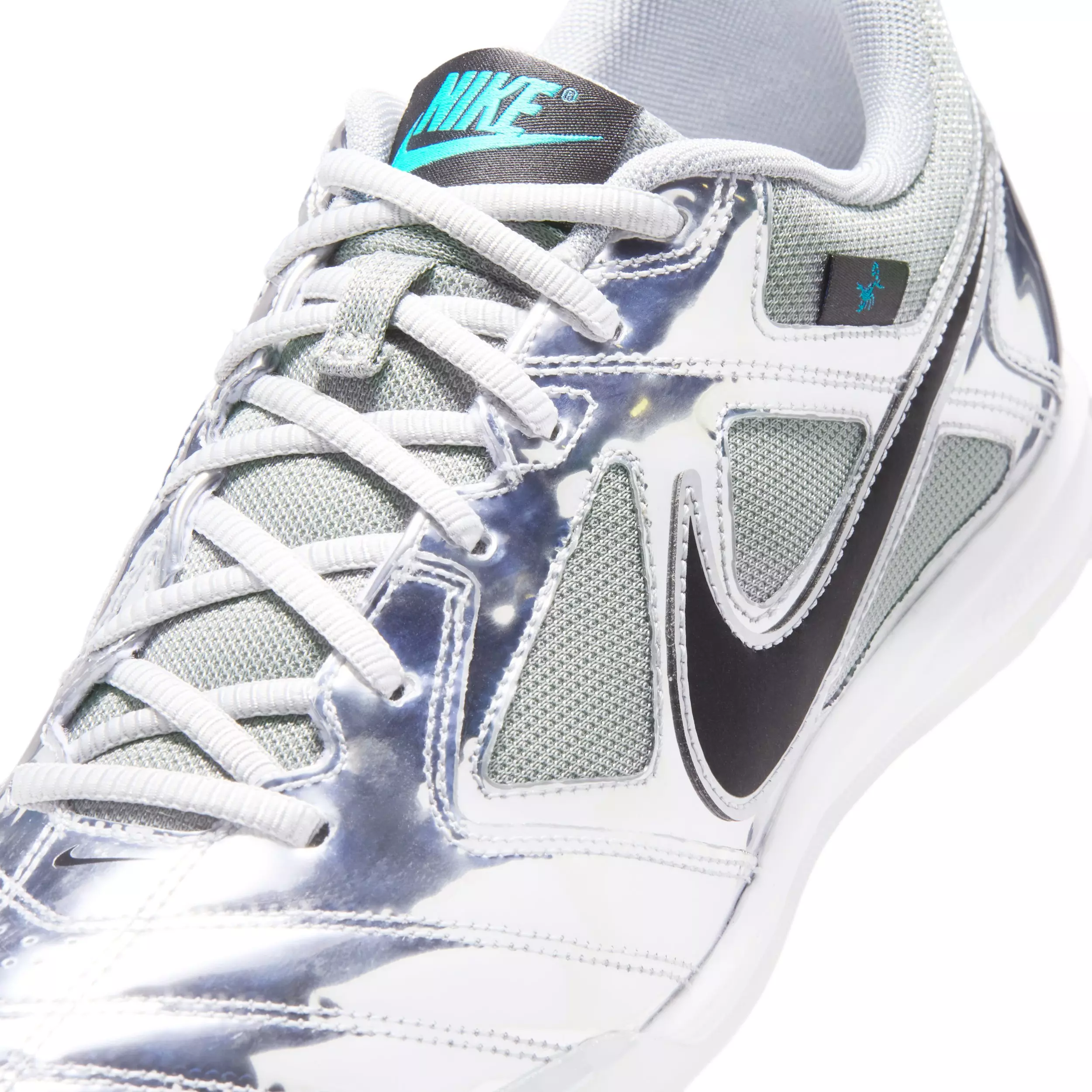 Nike Gato LV8 Treble "Chrome/Gamma Blue/Ice/Black" Men's Shoe - CHROME/BLUE/ICE/BLACK