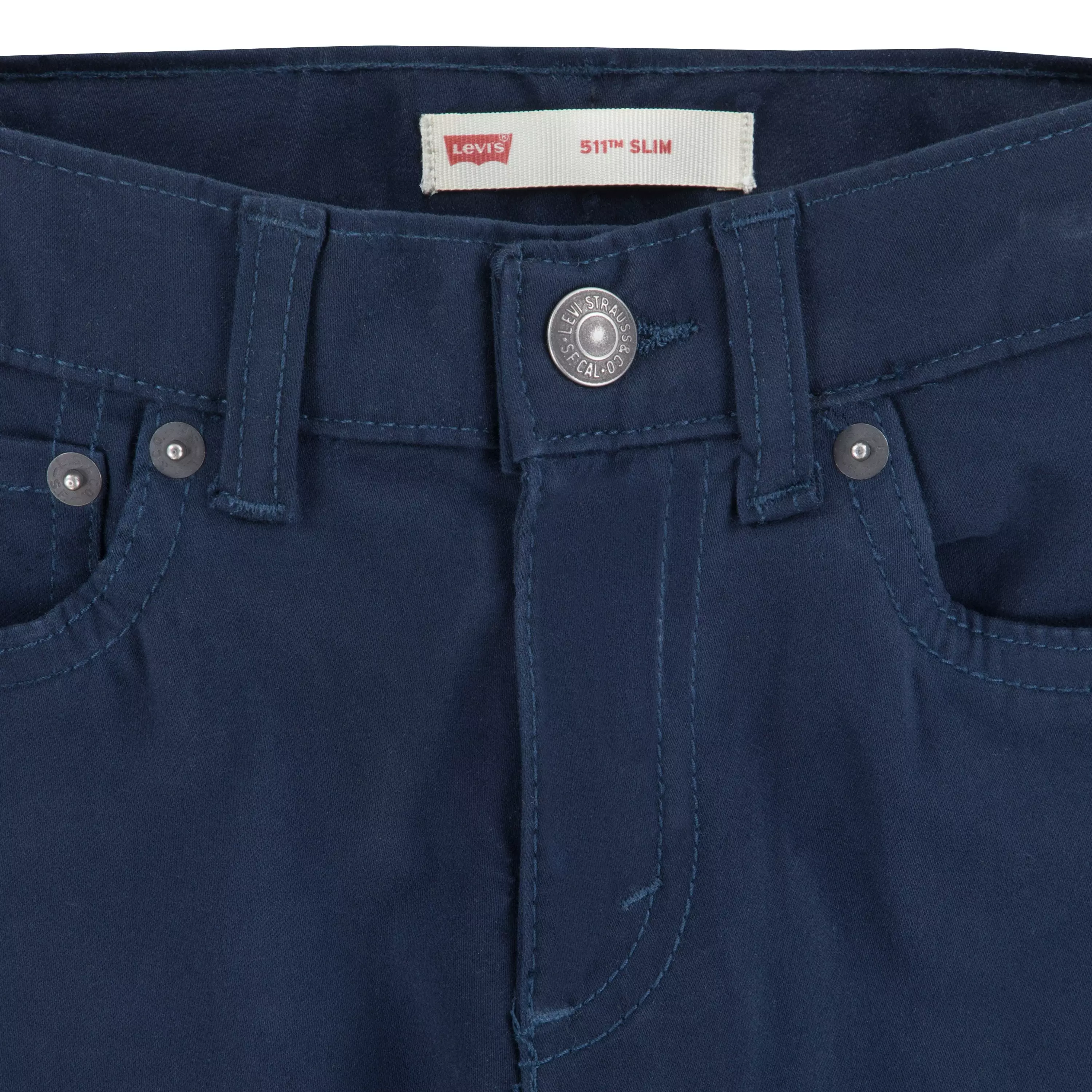 Levi's Little Boys' 511 Slim Fit Soft Brushed Sueded Pants - Dk Blue - DK BLUE