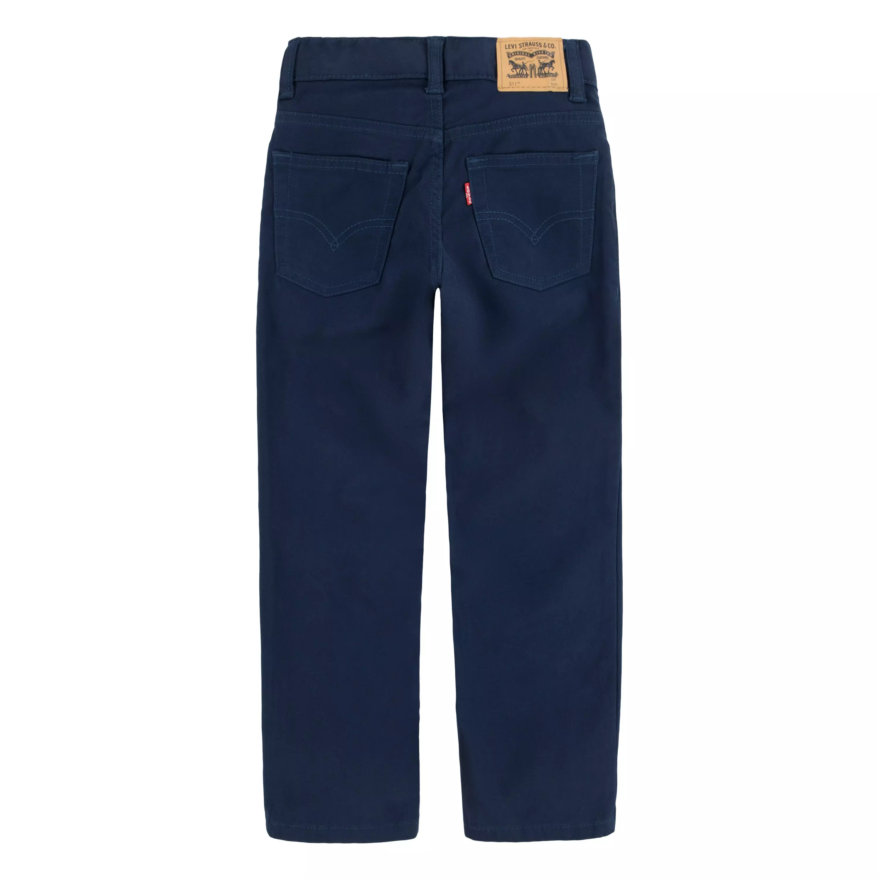 Levi's Little Boys' 511 Slim Fit Soft Brushed Sueded Pants - Dk Blue - DK BLUE