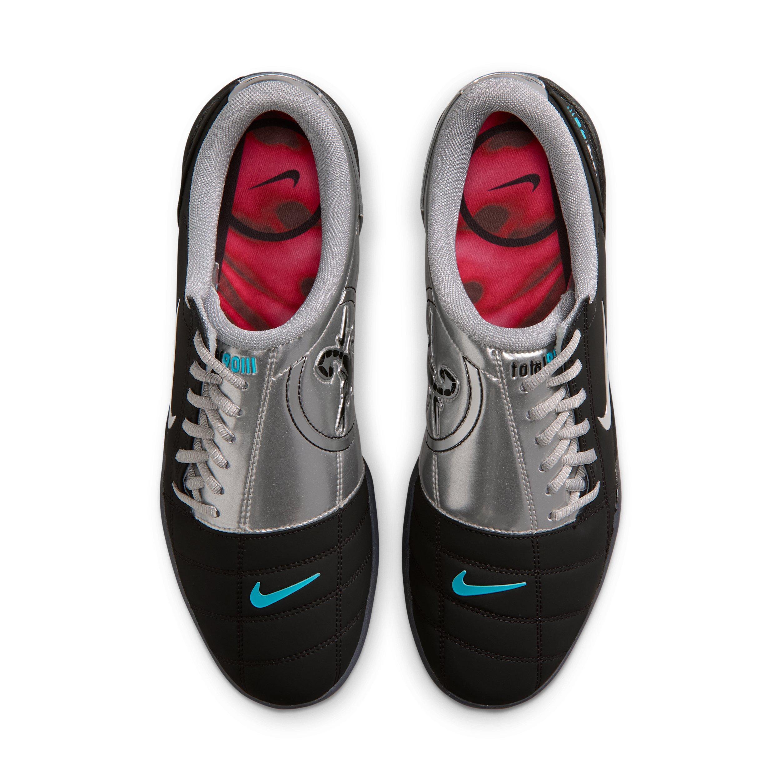 Nike Total 90 "Black/Gamma Blue/Metallic Silver" Men's Shoe - BLACK/BLUE/SILVER Thumbnail View 4