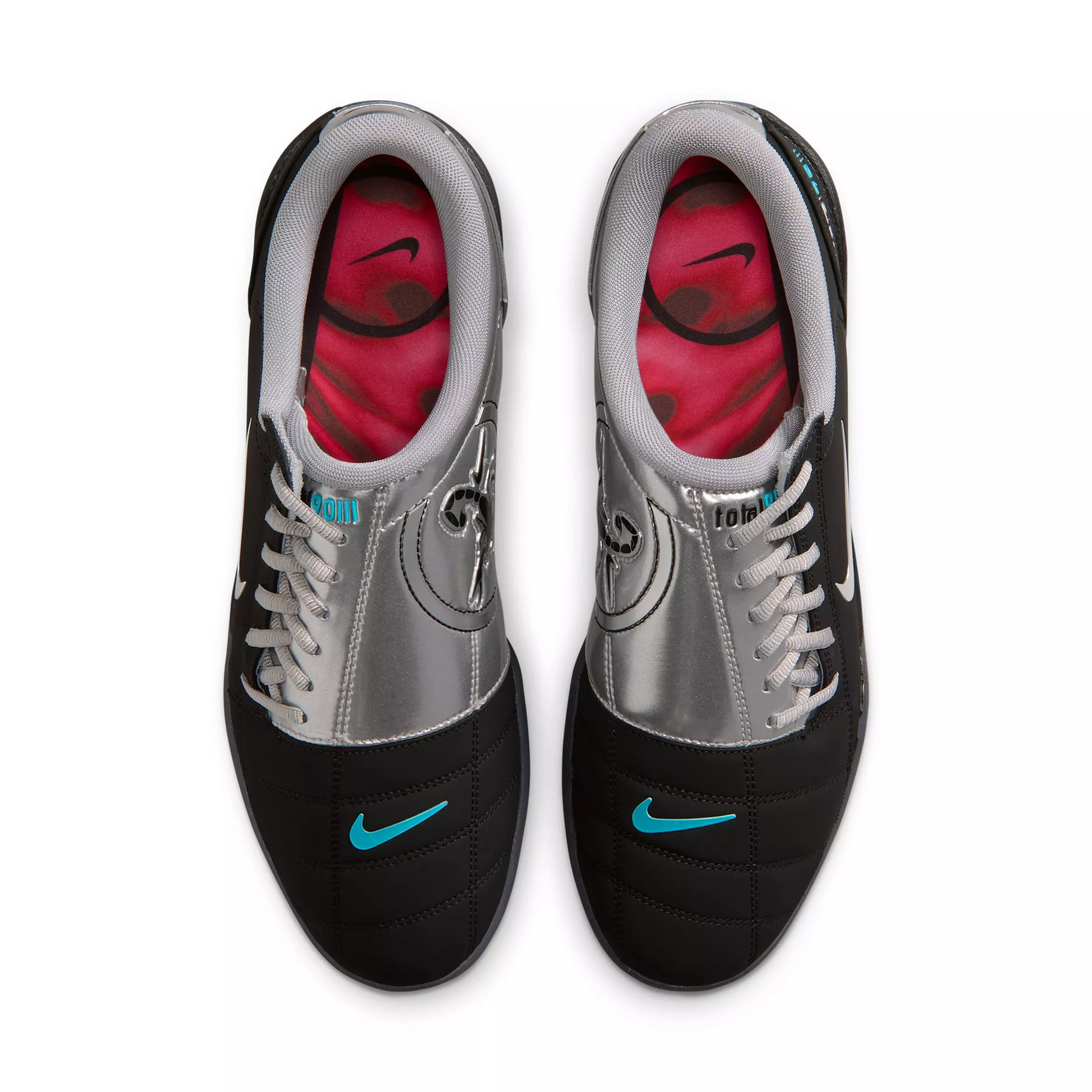 Nike Total 90 "Black/Gamma Blue/Metallic Silver" Men's Shoe - BLACK/BLUE/SILVER