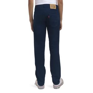 Levi's 511 Slim Fit Soft Brushed Big Boys' Dark Blue Sueded Pants