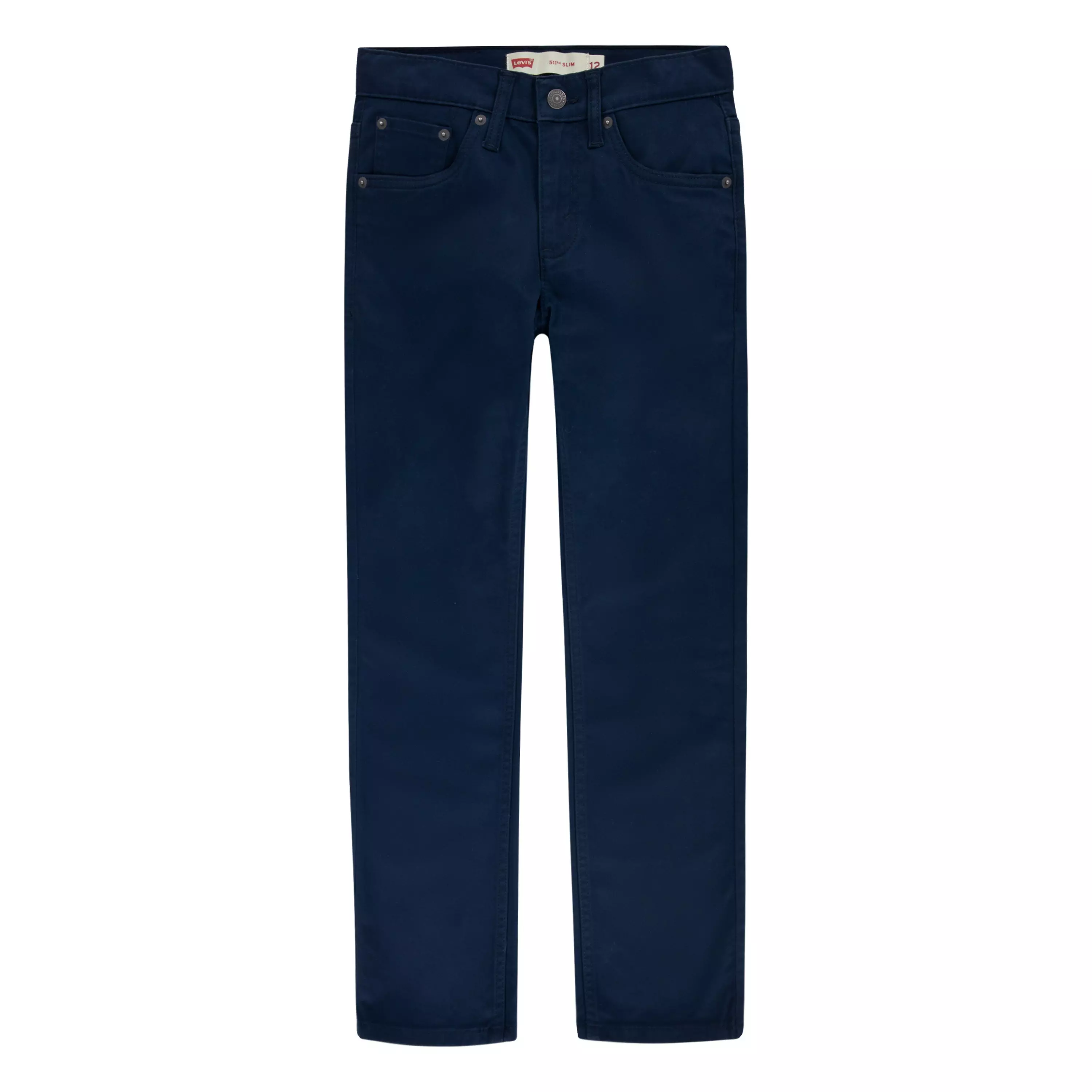 Levi's 511 Slim Fit Soft Brushed Big Boys' Dark Blue Sueded Pants - DK BLUE