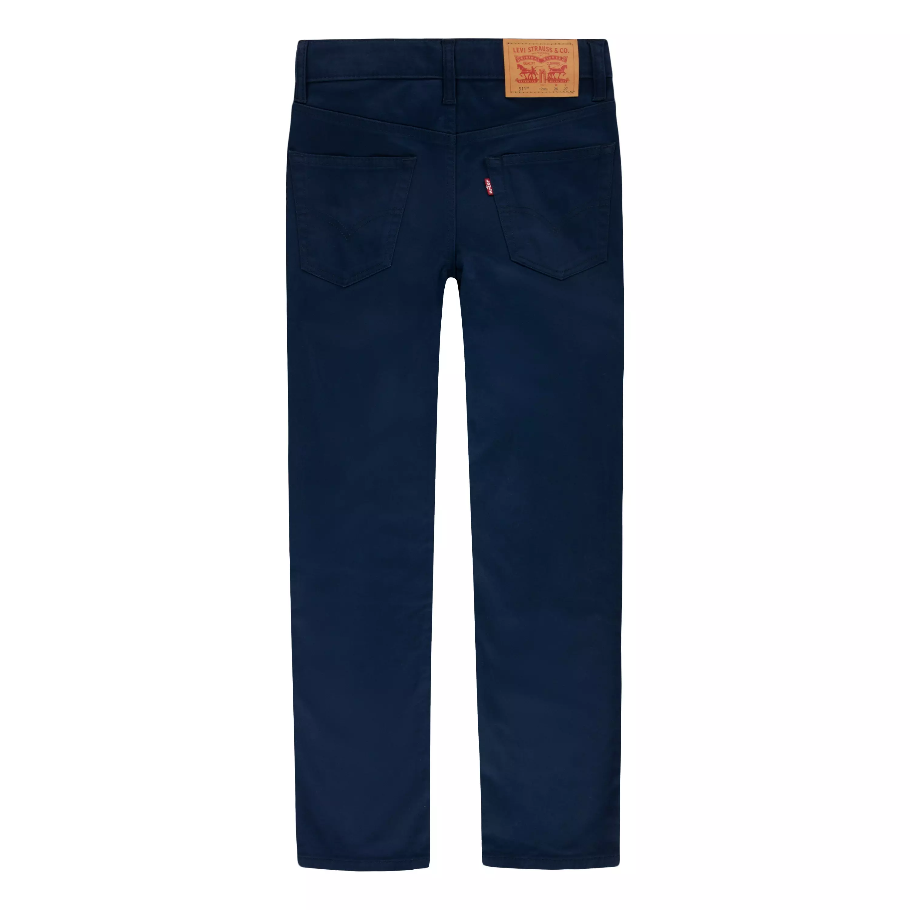Levi's 511 Slim Fit Soft Brushed Big Boys' Dark Blue Sueded Pants - DK BLUE