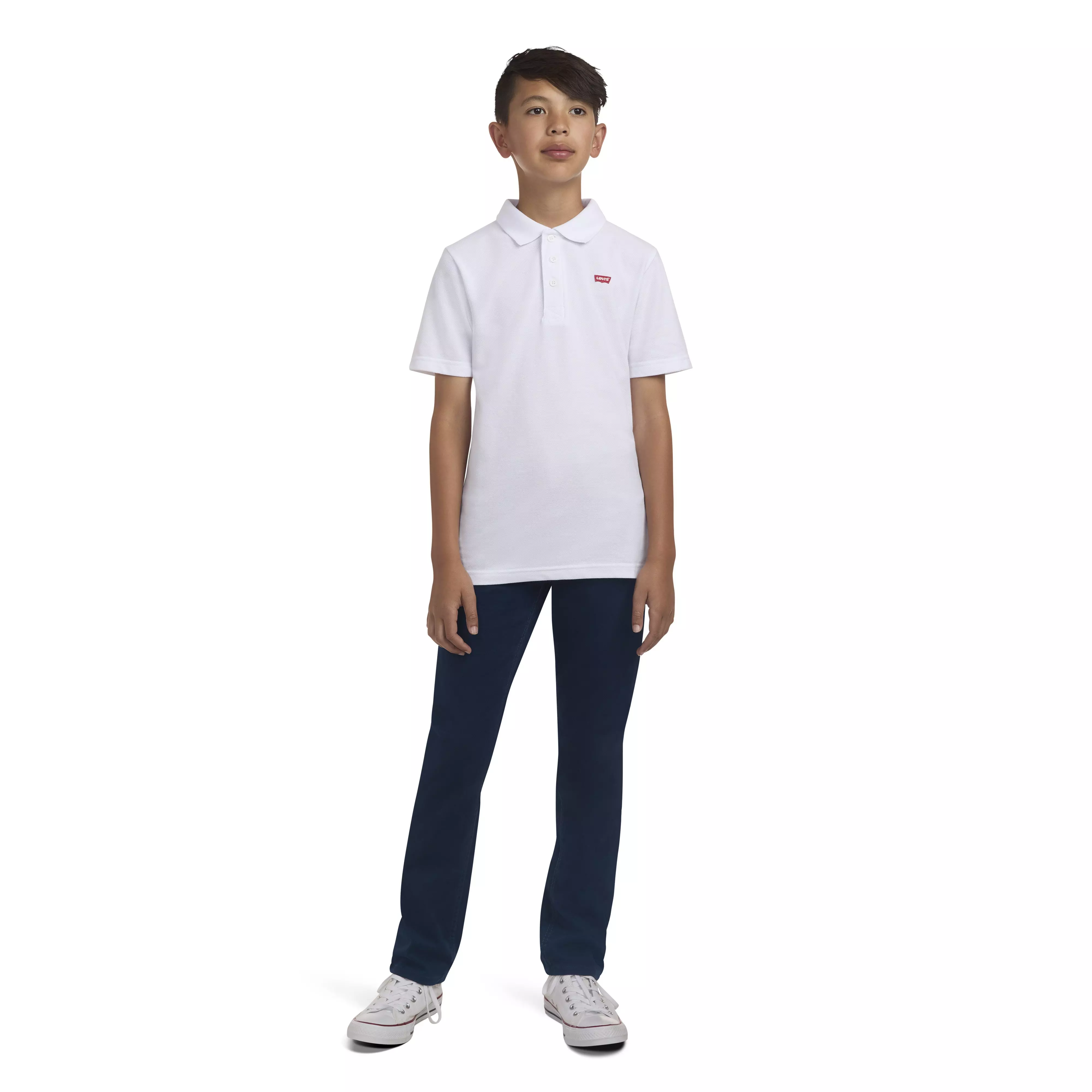 Levi's 511 Slim Fit Soft Brushed Big Boys' Dark Blue Sueded Pants - DK BLUE