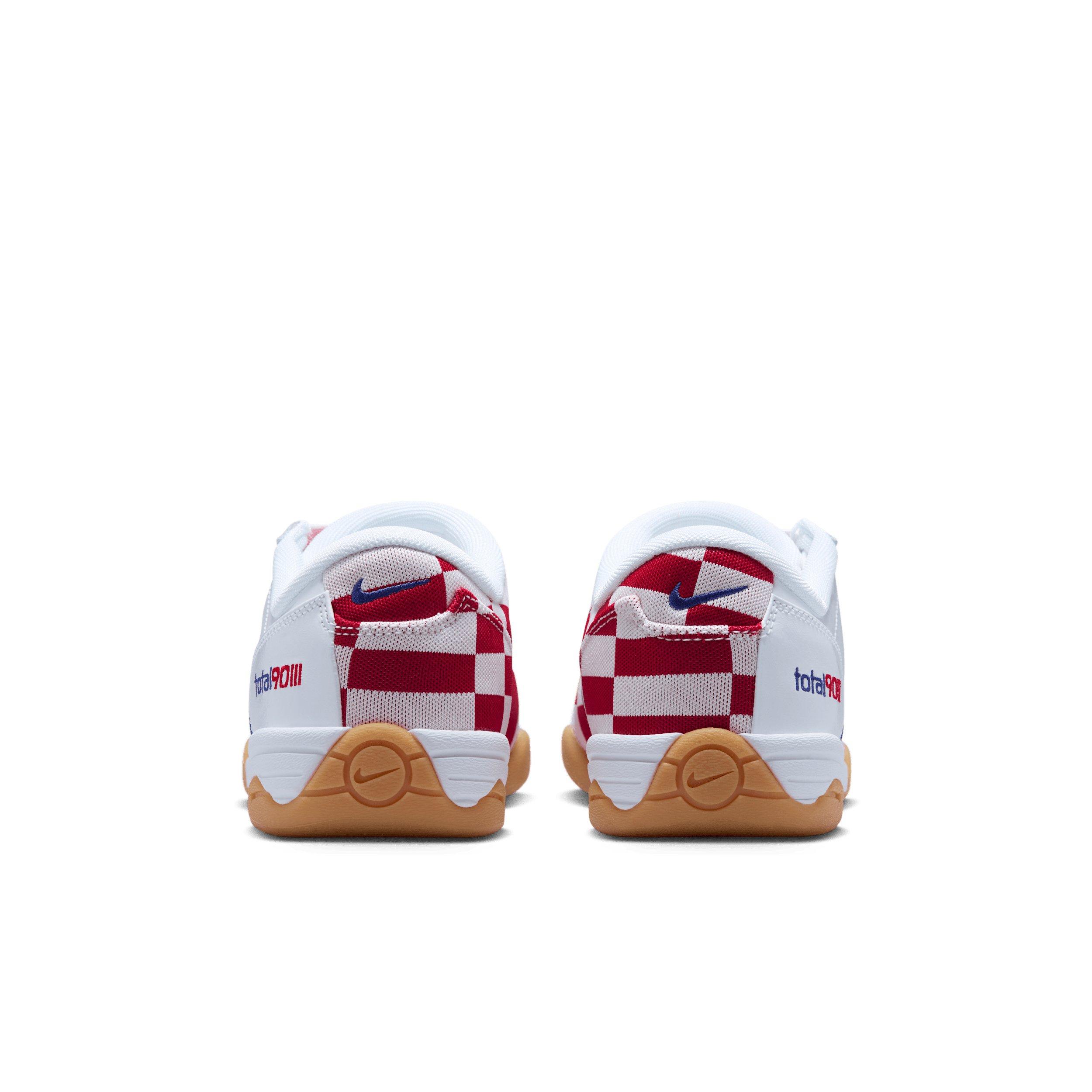 Nike Total 90 Checkered "White/University Red/Gum Yellow/Deep Royal Blue" Men's Shoe - WHITE/RED/YELLOW/ROYAL Thumbnail View 5