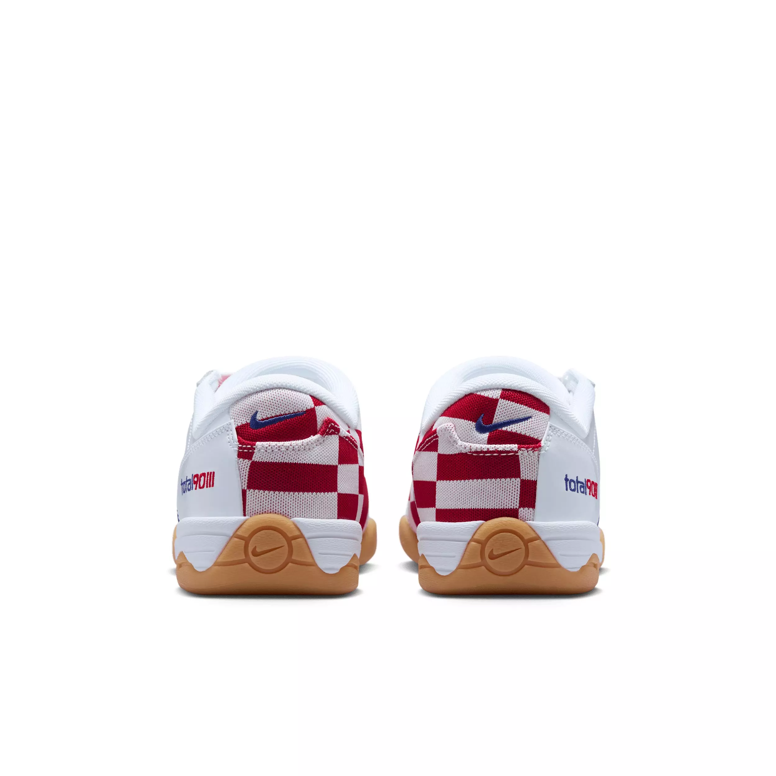 Nike Total 90 Checkered "White/University Red/Gum Yellow/Deep Royal Blue" Men's Shoe - WHITE/RED/YELLOW/ROYAL