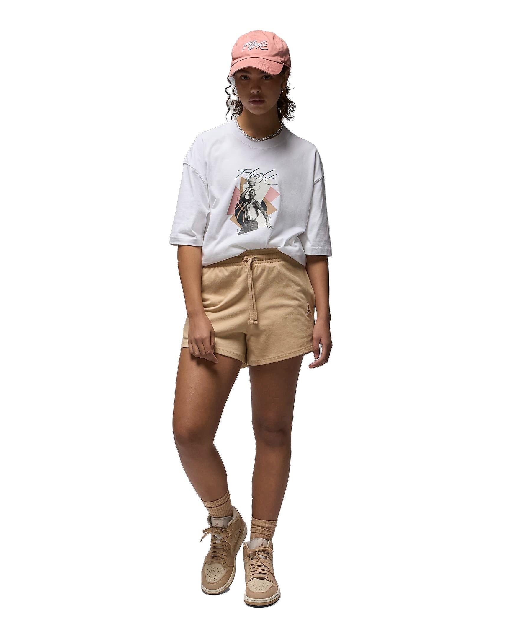 Jordan Women's Oversized Short Sleeve Graphic T-Shirt - WHITE Thumbnail View 5