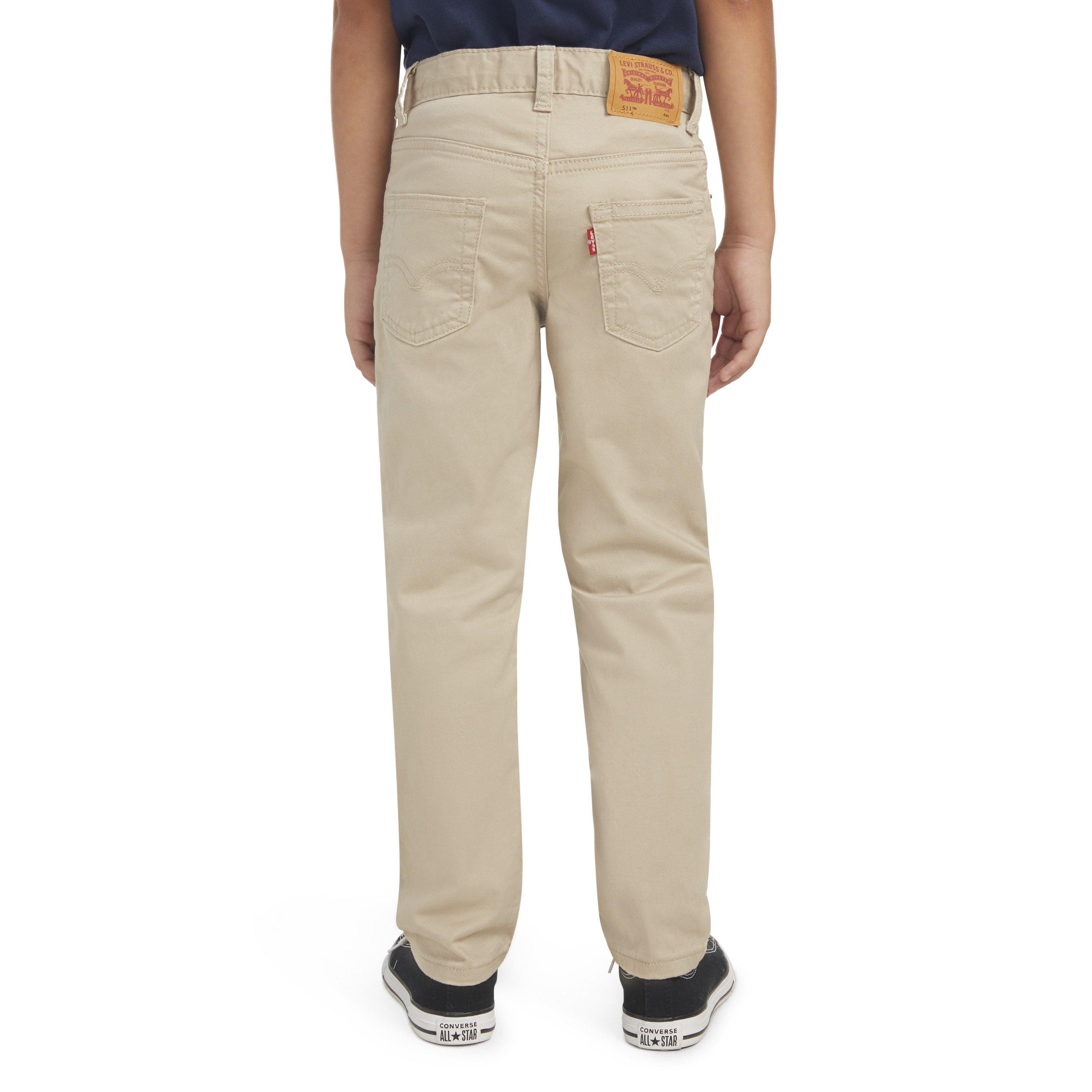 Levi's 511 Slim Fit Soft Brushed Little Boys' Beige Sueded Pants