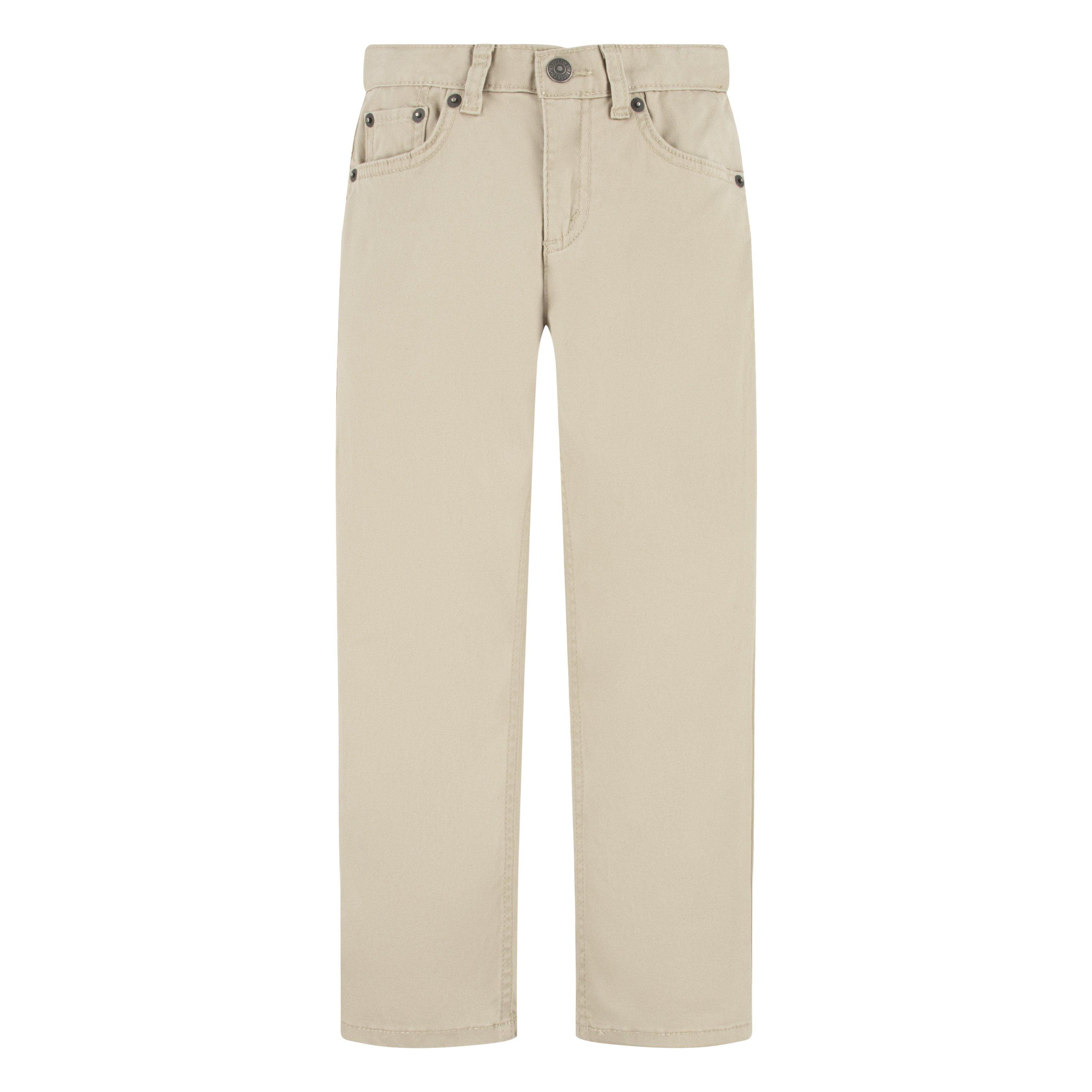 Levi's 511 Slim Fit Soft Brushed Little Boys' Sueded Pants - Beige - BEIGE Thumbnail View 8