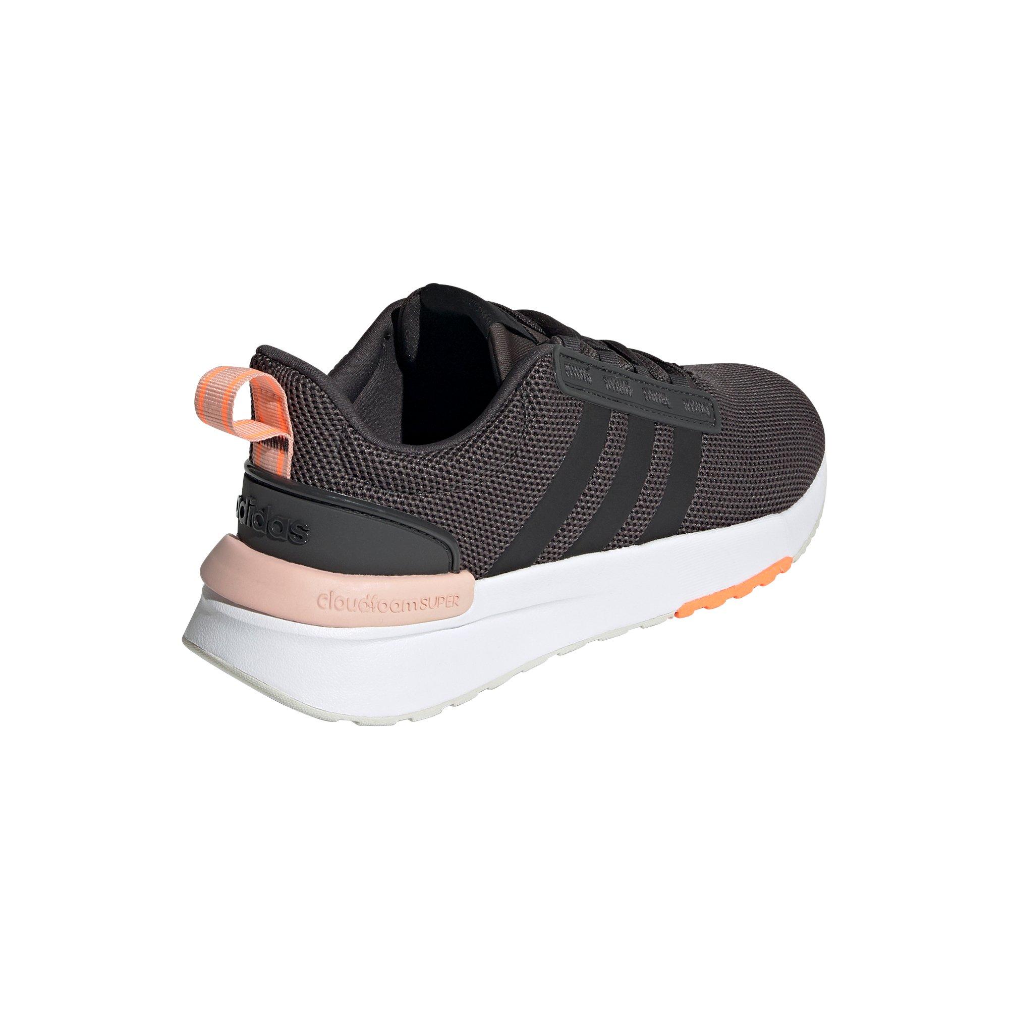 adidas Racer TR21 "Carbon/Core Black/Vapour Pink" Women's Running Shoe - BLACK/PINK Thumbnail View 4