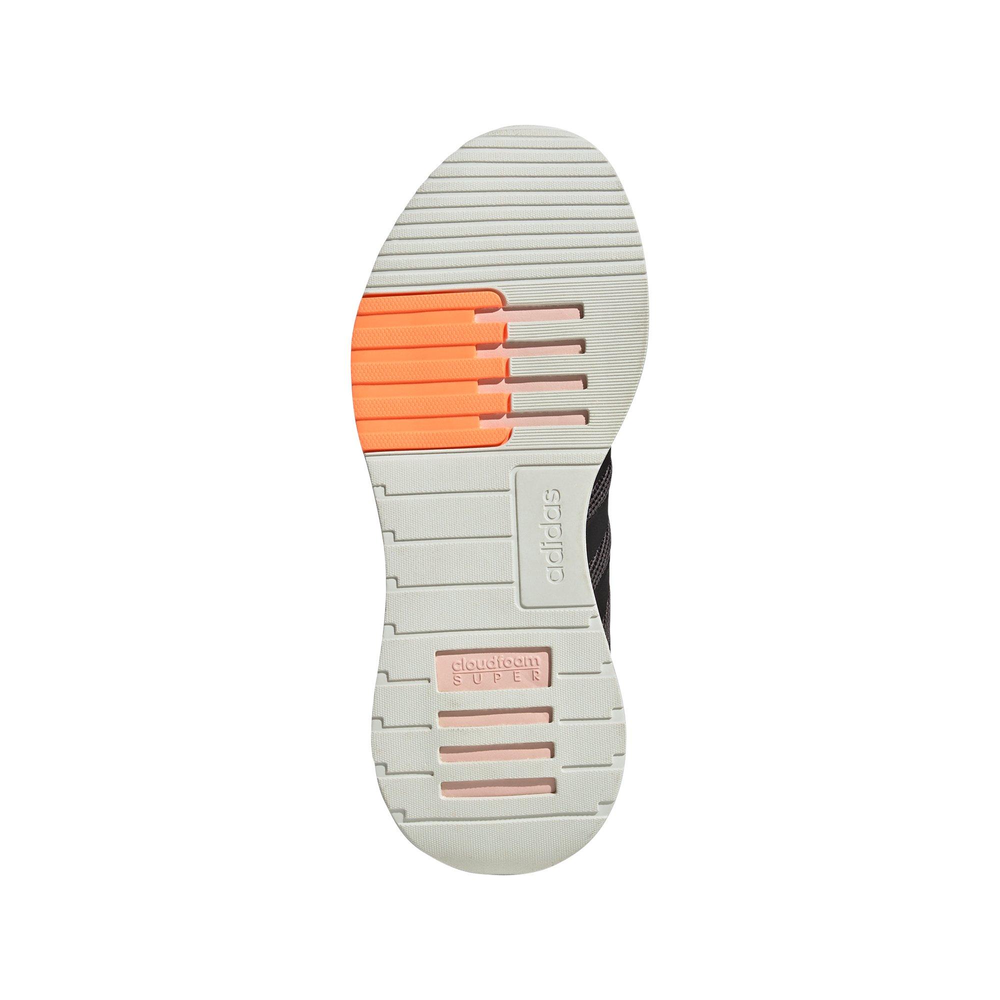 adidas Racer TR21 "Carbon/Core Black/Vapour Pink" Women's Running Shoe - BLACK/PINK Thumbnail View 6