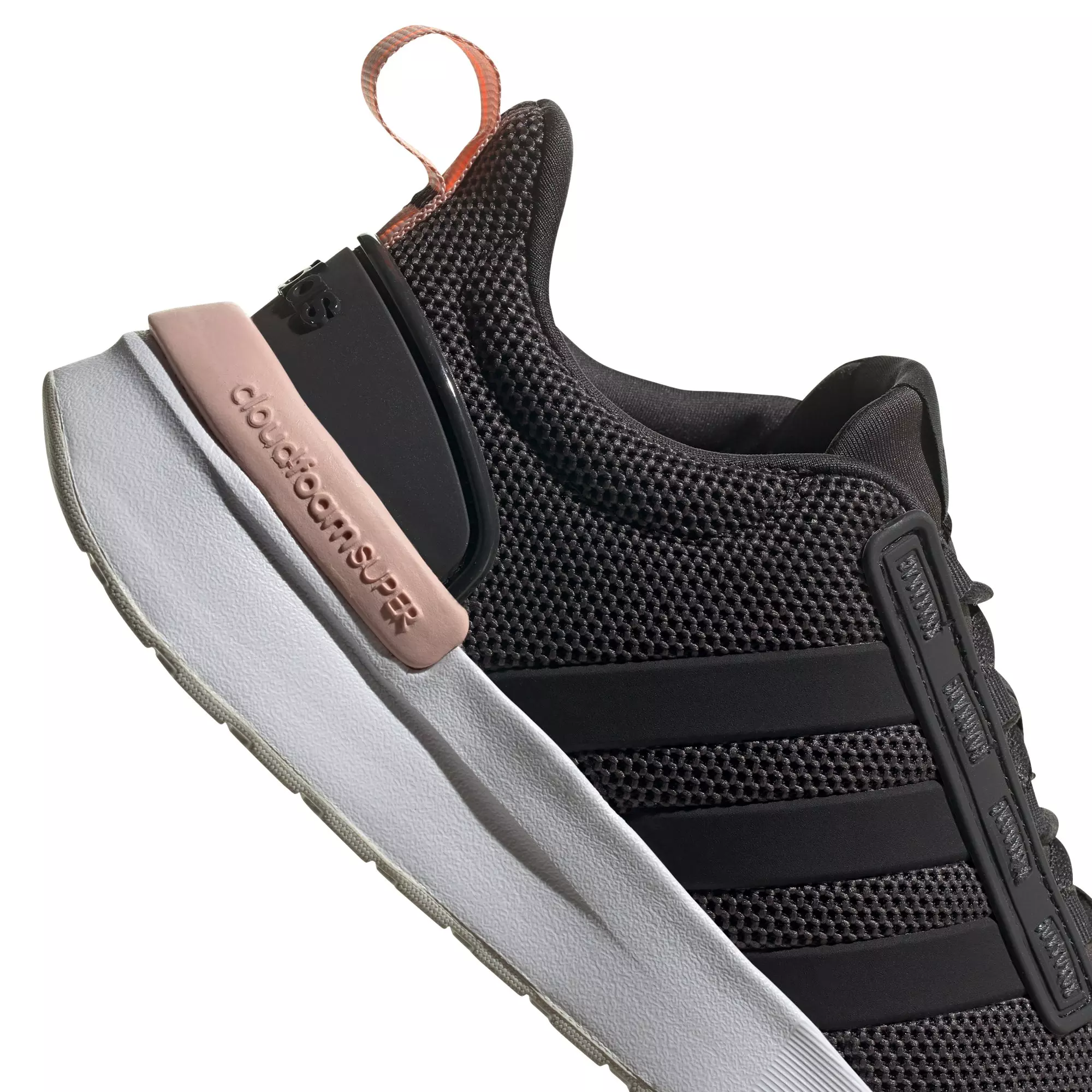 adidas Racer TR21 "Carbon/Core Black/Vapour Pink" Women's Running Shoe - BLACK/PINK