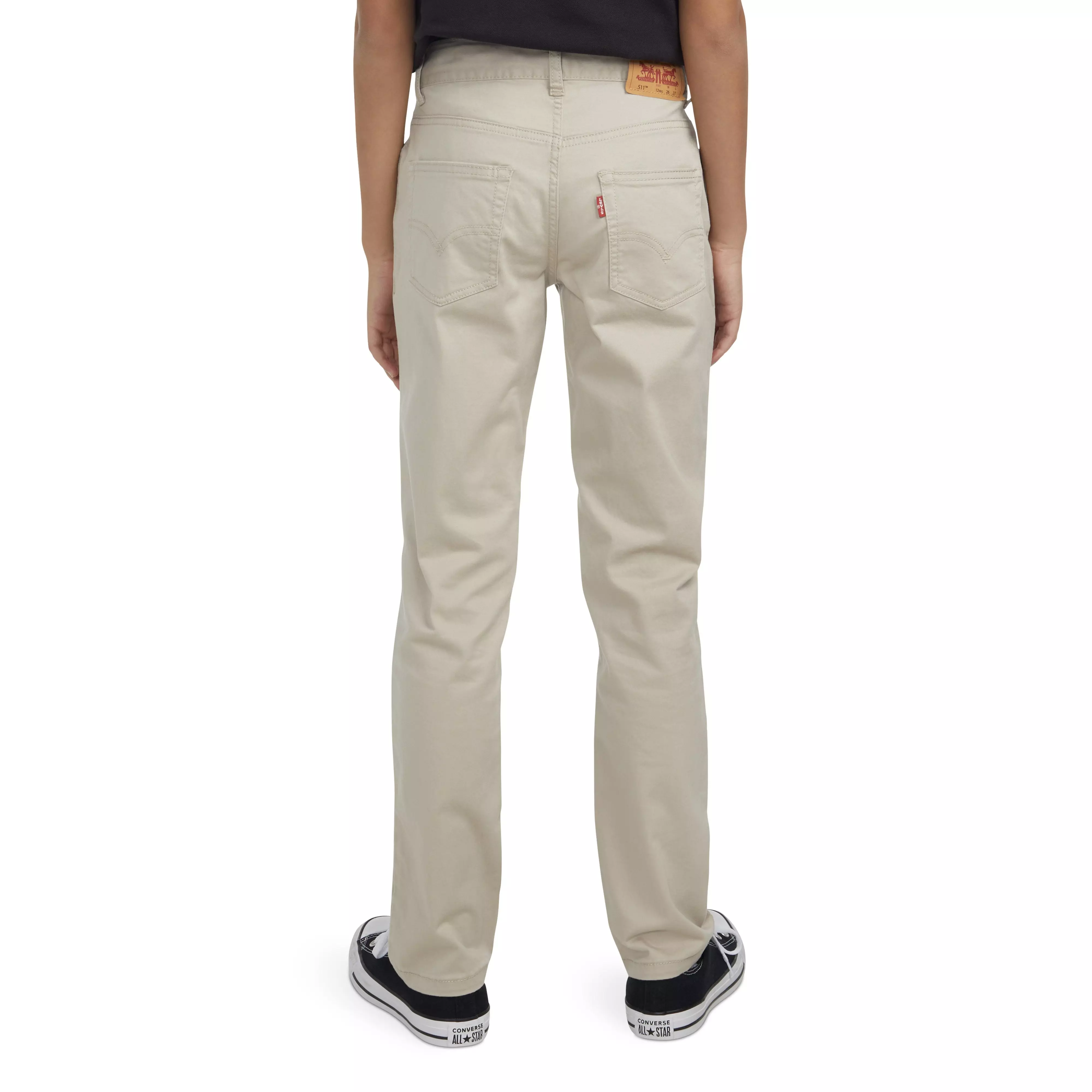 Levi's 511 Slim Fit Soft Brushed Big Boys' Sueded Pants - Beige - BEIGE