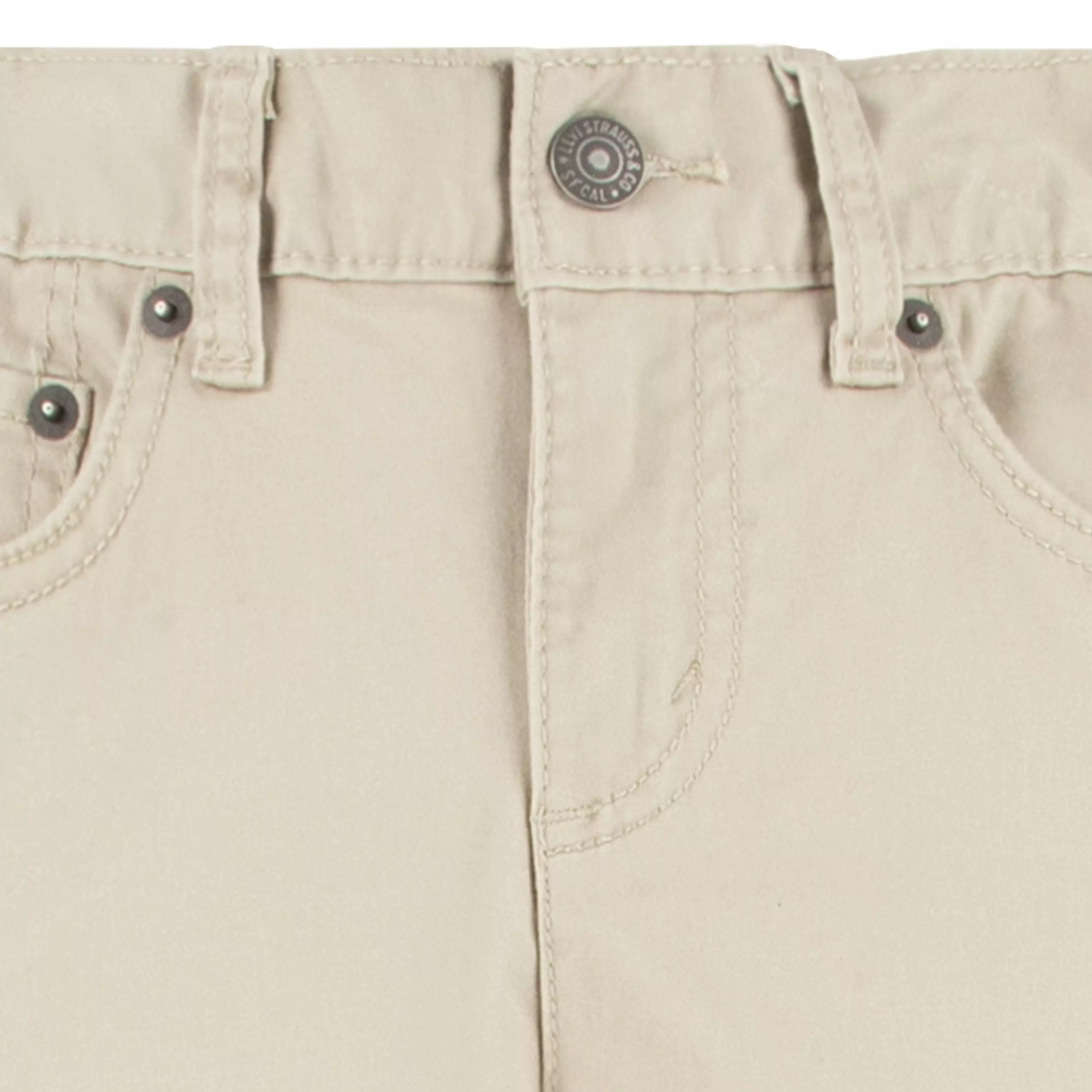 Levi's 511 Slim Fit Soft Brushed Big Boys' Beige Sueded Pants - BEIGE
