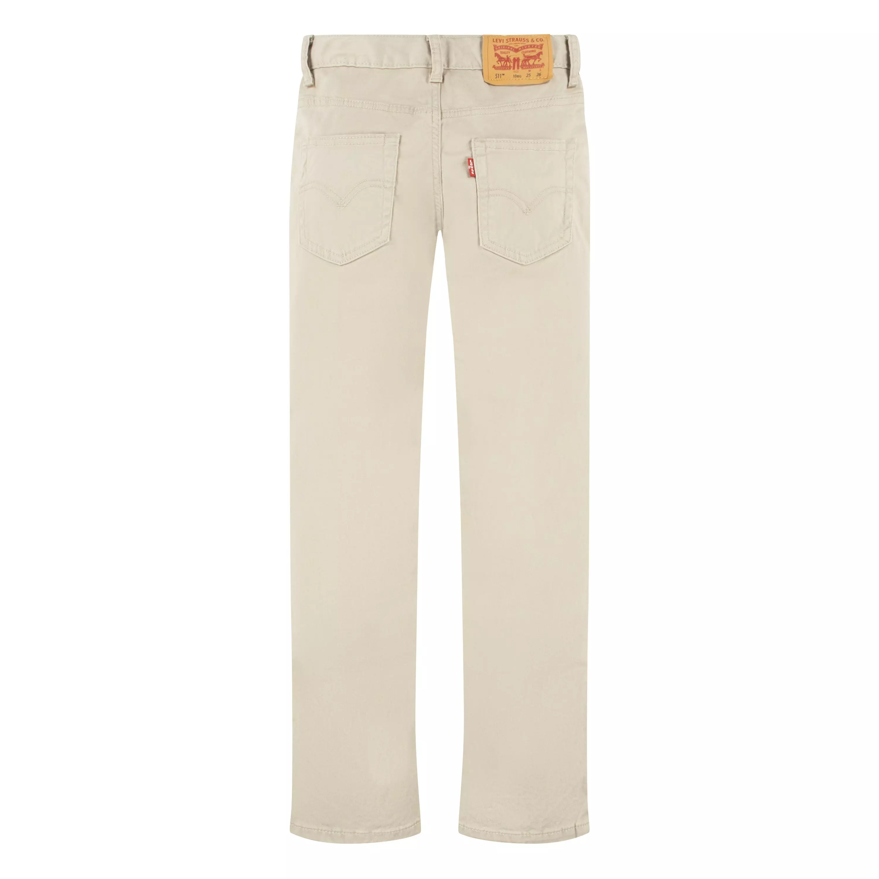 Levi's 511 Slim Fit Soft Brushed Big Boys' Beige Sueded Pants - BEIGE
