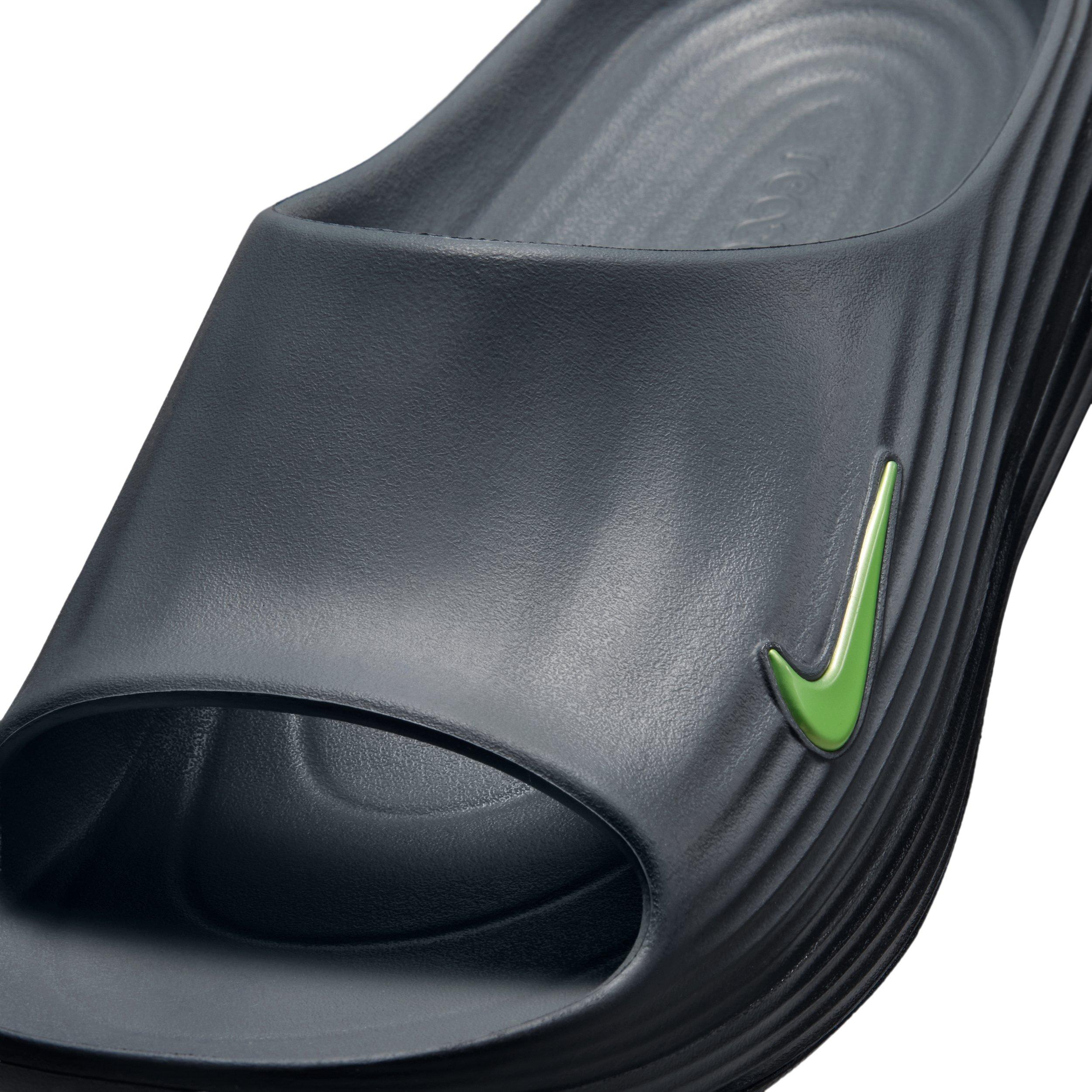 Nike ReactX Rejuven8 "Cool Grey/Black/Volt" Men's Slide - GREY/BLACK/VOLT Thumbnail View 6