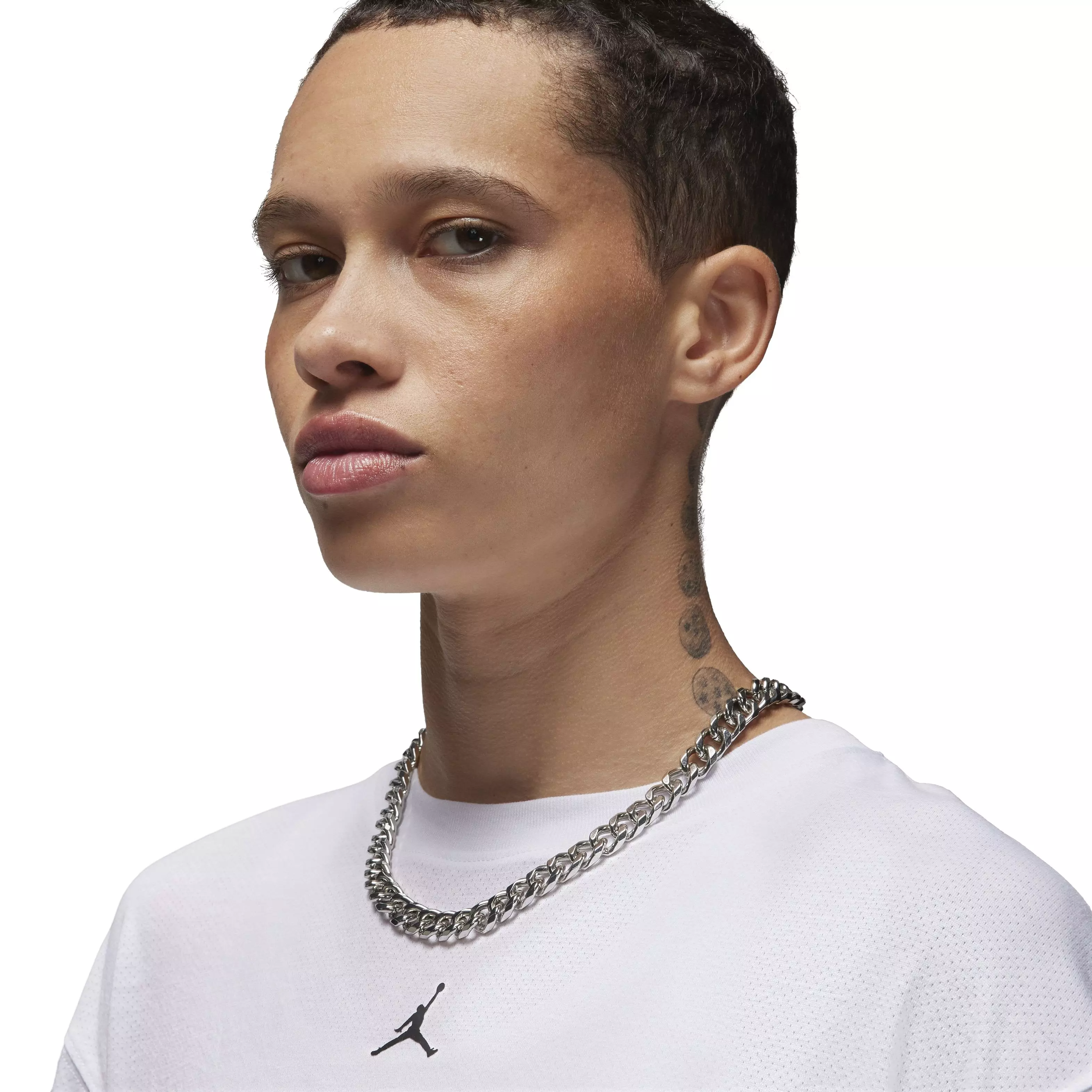 Jordan Women's Sport Diamond Short-Sleeve Top - WHITE