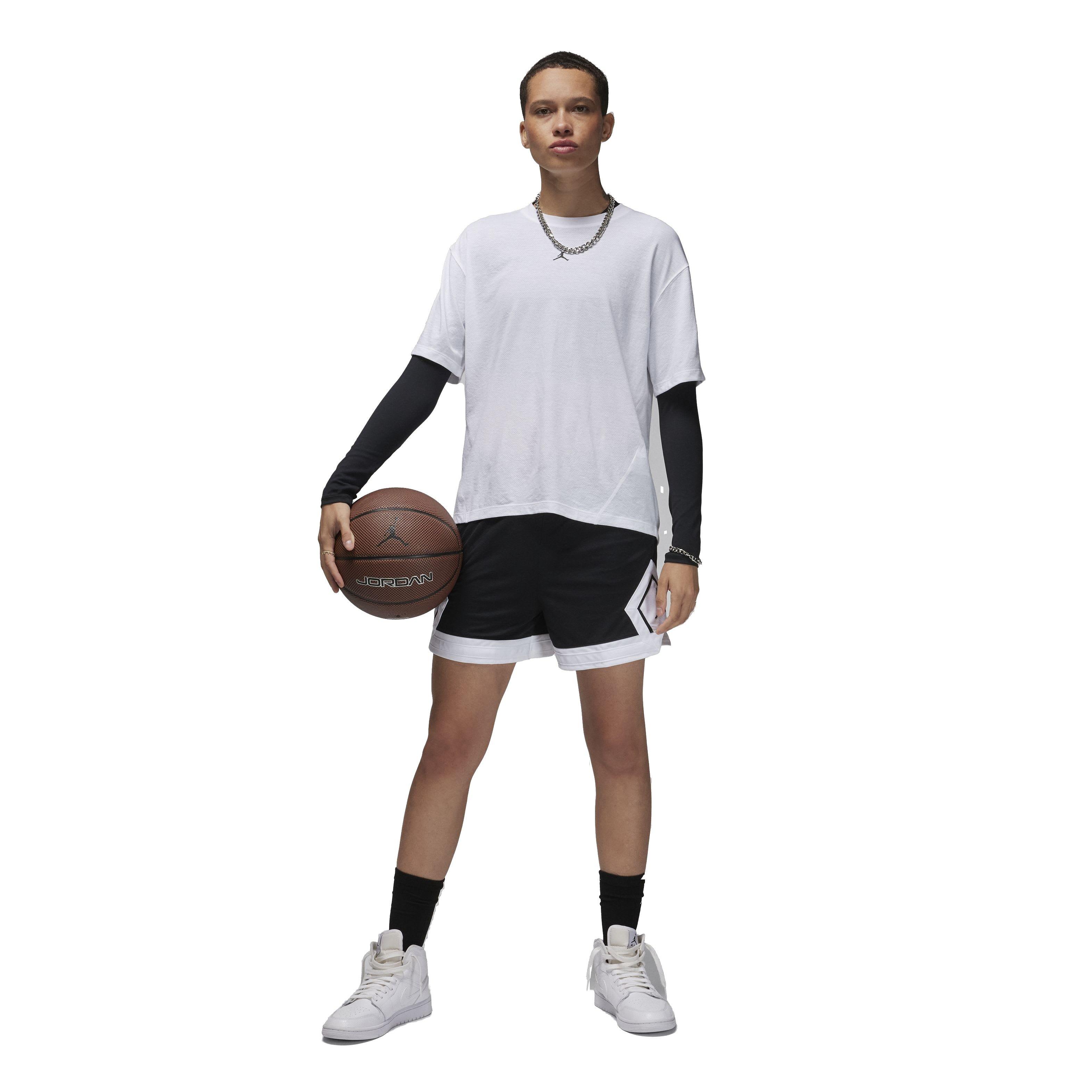 Jordan Women's Sport Diamond Short-Sleeve Top - WHITE Thumbnail View 5