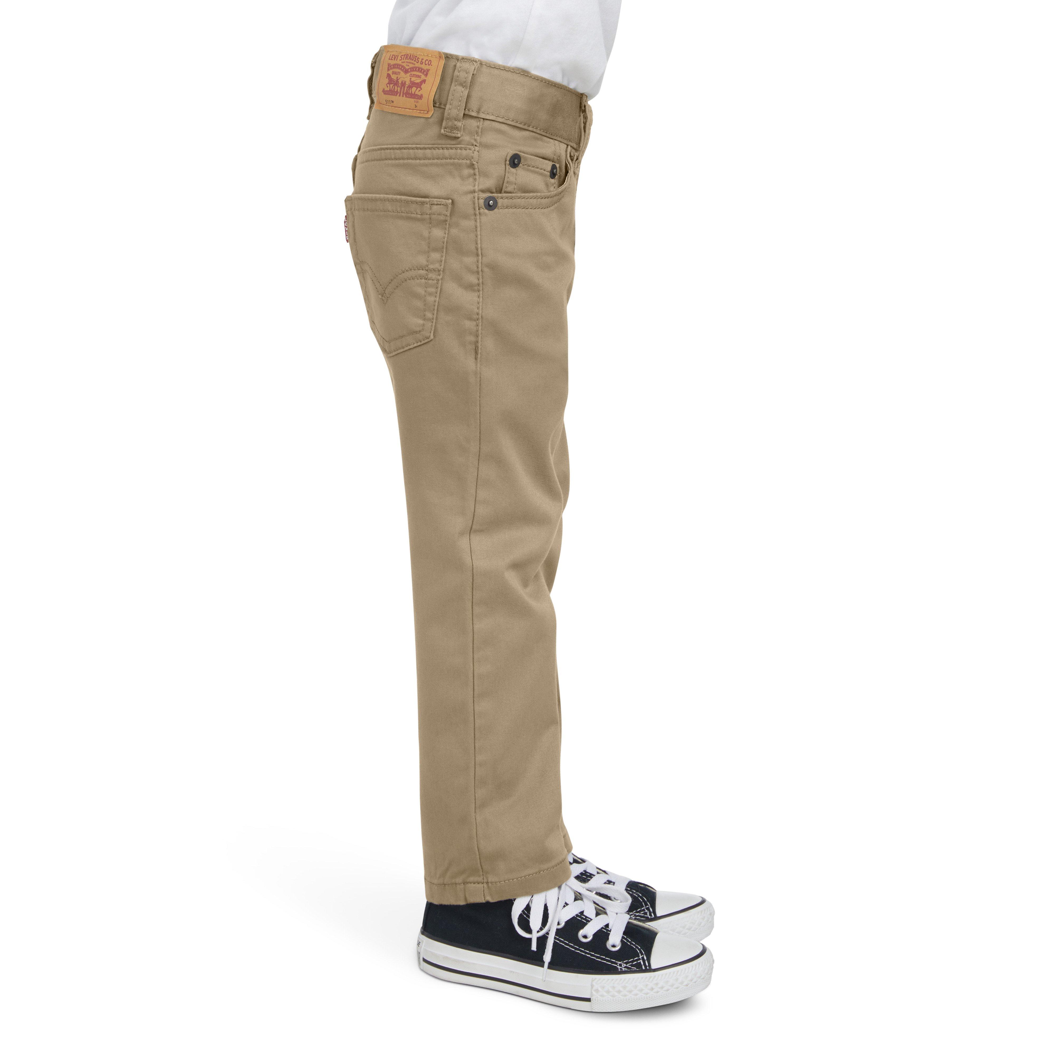 Levi's 511 Slim Fit Soft Brushed Toddler Boys' Gold Sueded Pants