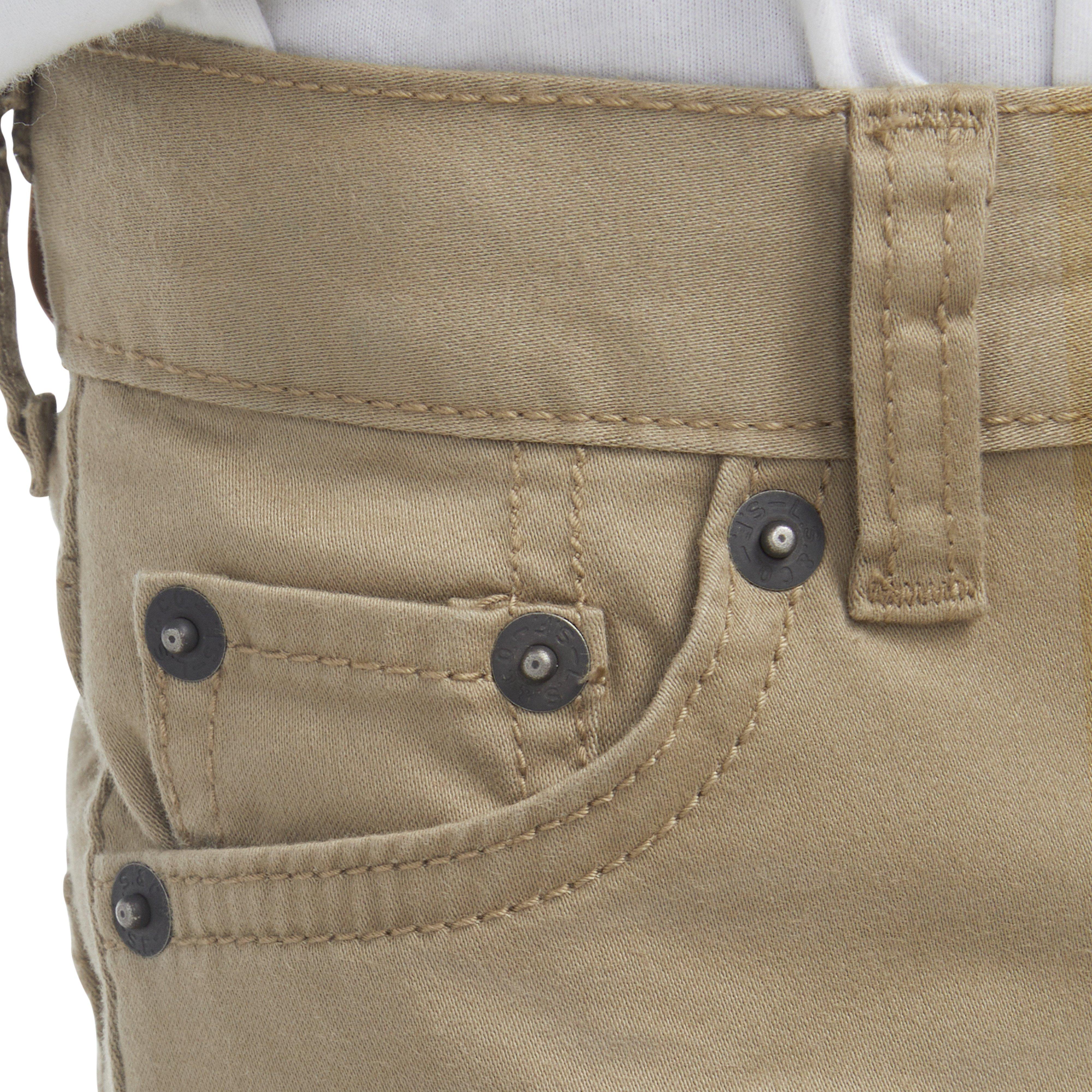 Levi's 511 Slim Fit Soft Brushed Toddler Boys' Gold Sueded Pants - GOLD Thumbnail View 5