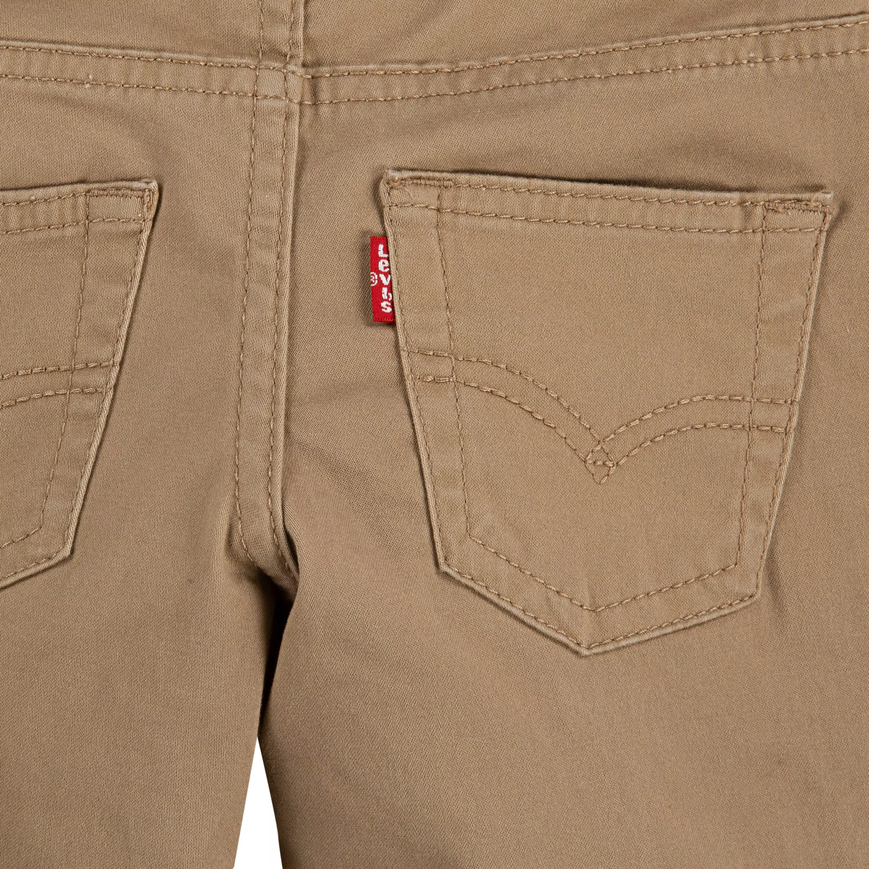 Levi's 511 Slim Fit Soft Brushed Toddler Boys' Gold Sueded Pants - GOLD