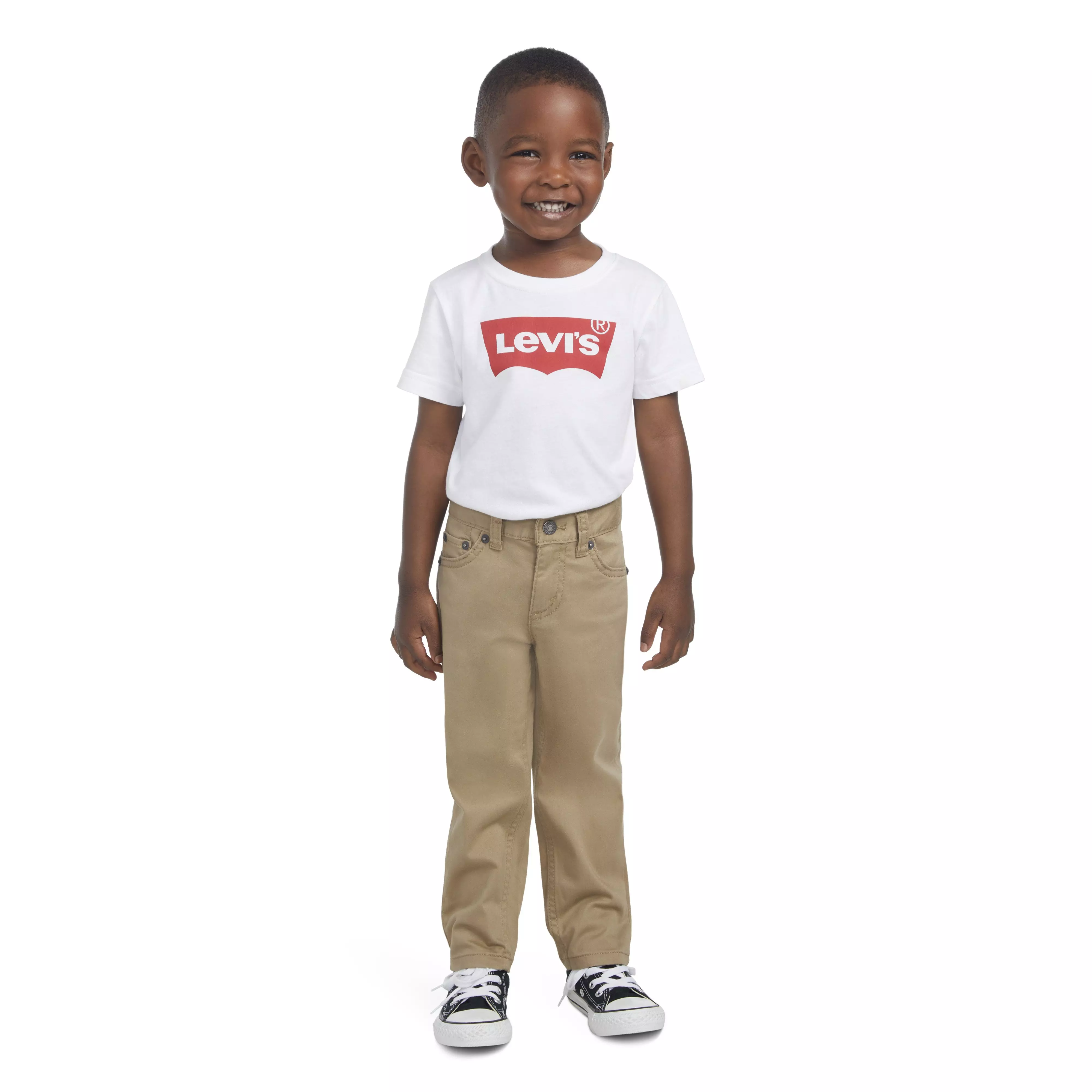Levi's 511 Slim Fit Soft Brushed Toddler Boys' Gold Sueded Pants - GOLD