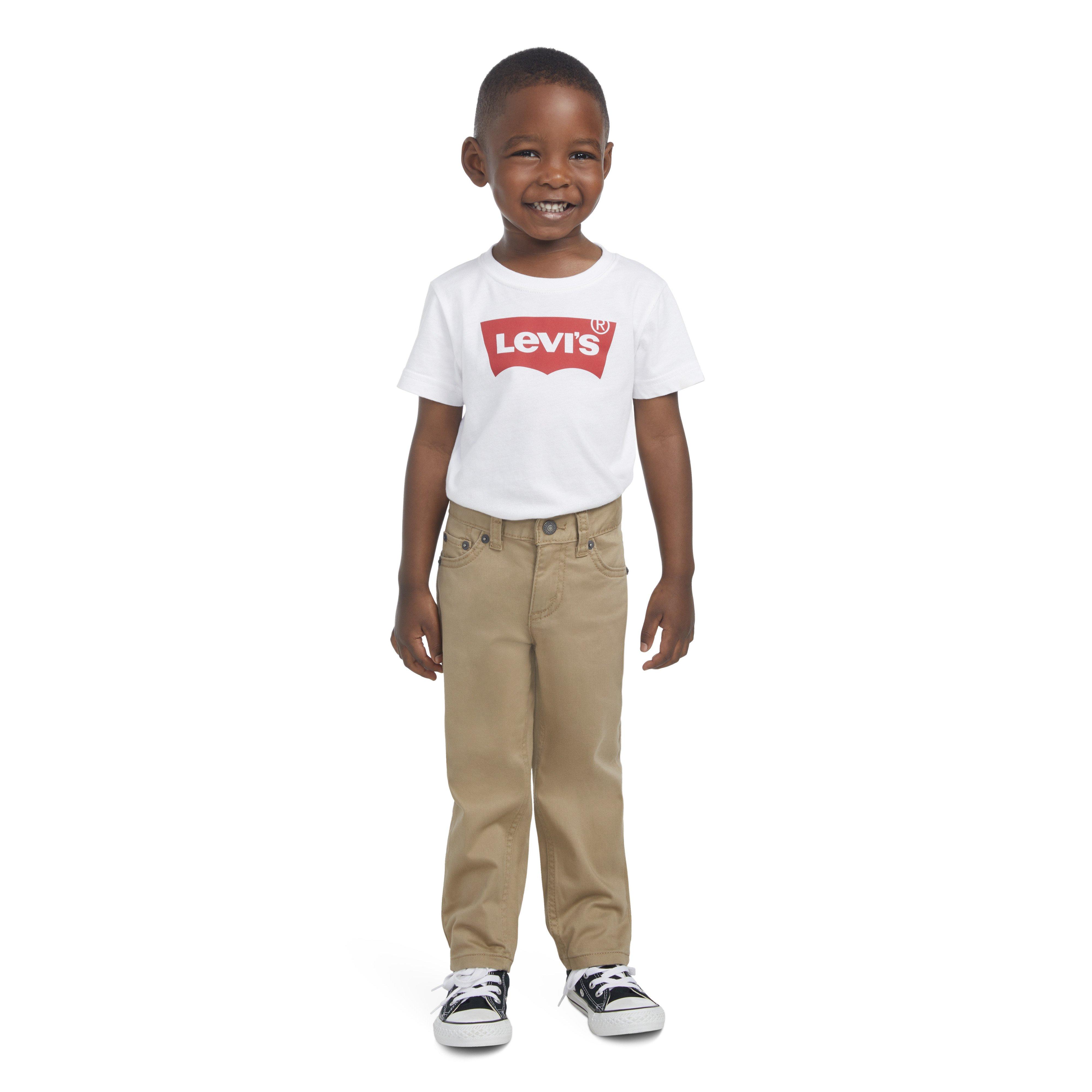 Levi's 511 Slim Fit Soft Brushed Toddler Boys' Sueded Pants - Gold - GOLD Thumbnail View 10