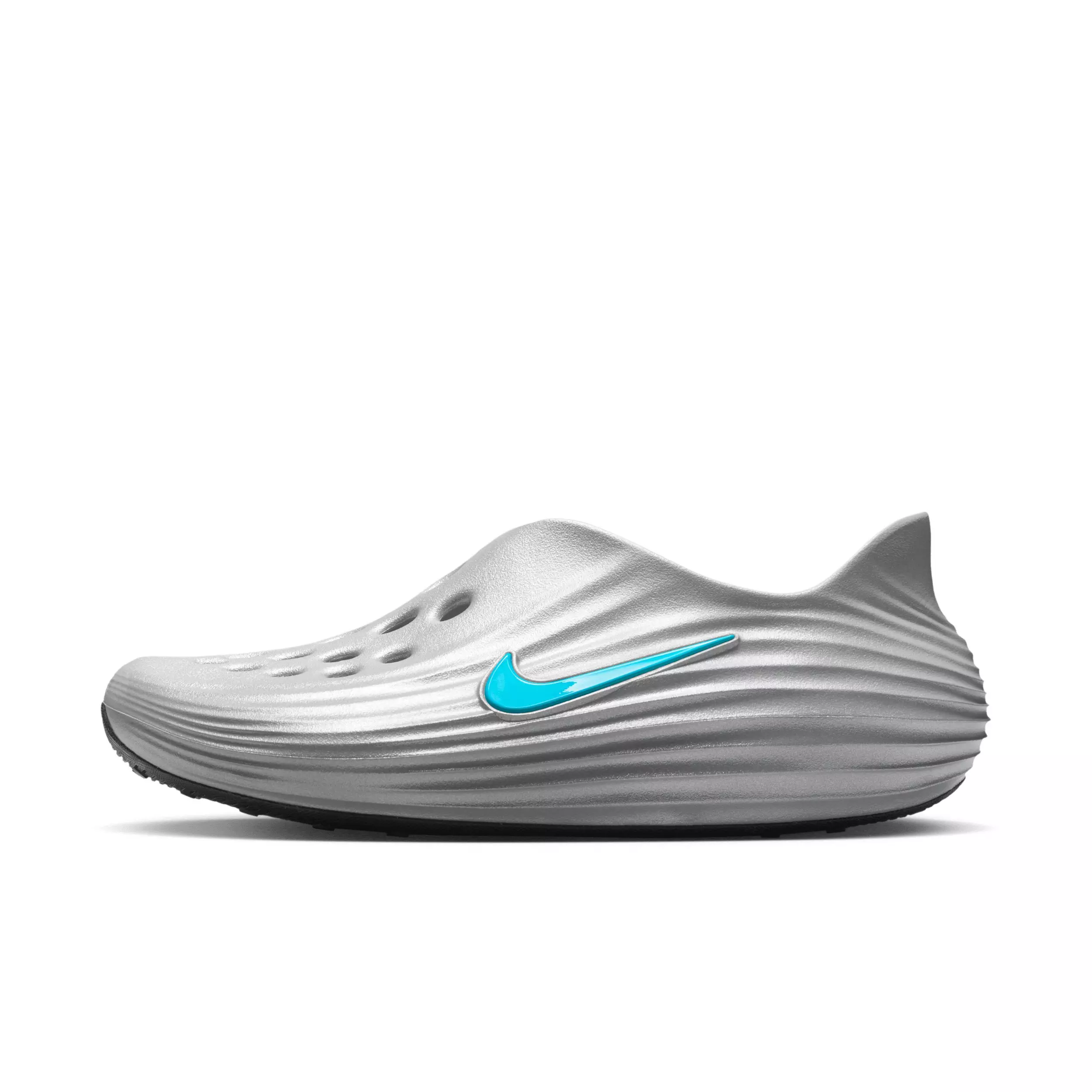 Nike ReactX Rejuven8 "Metallic Silver/Gamma Blue/Black" Men's Shoe - SILVER/BLUE/BLACK
