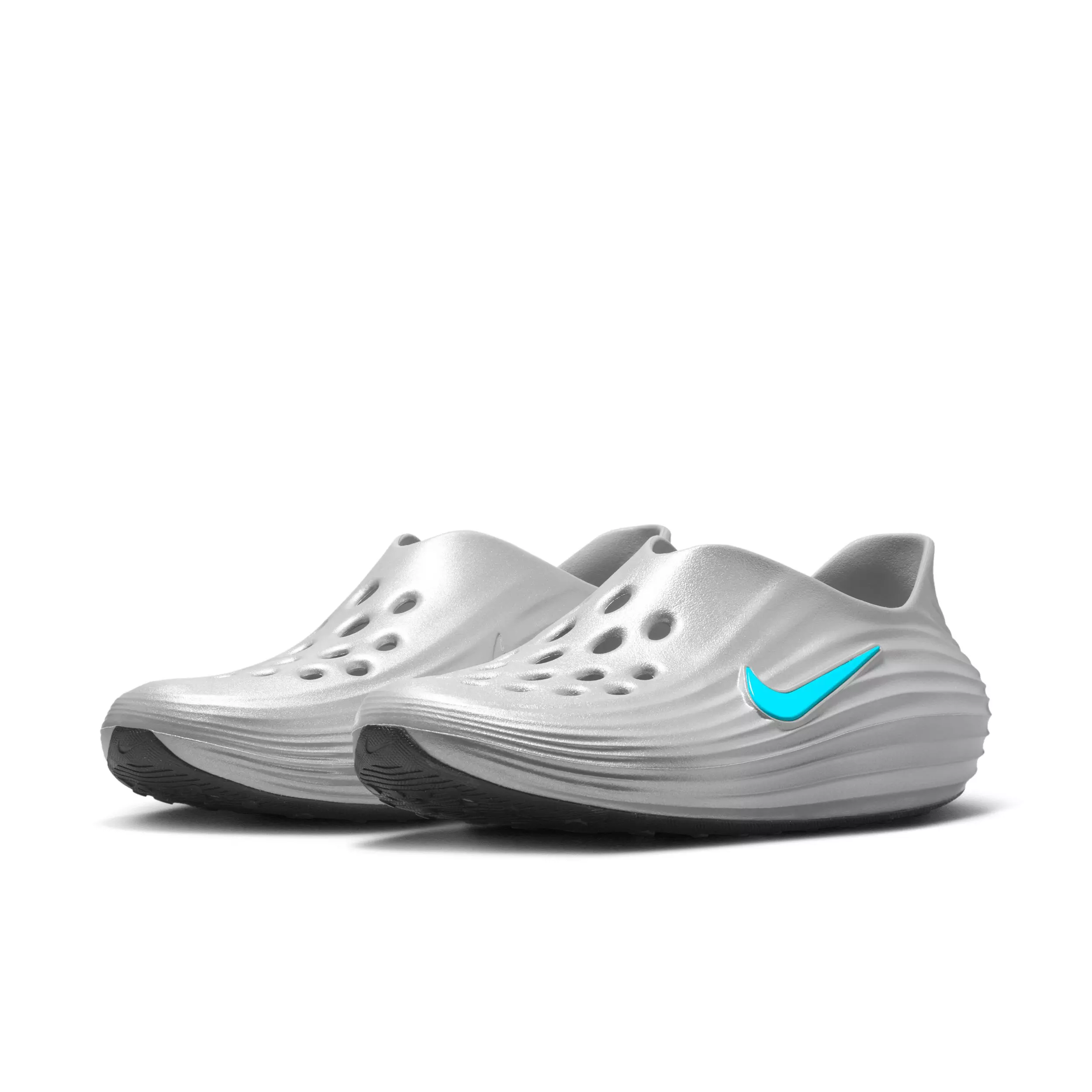 Nike ReactX Rejuven8 "Metallic Silver/Gamma Blue/Black" Men's Shoe - SILVER/BLUE/BLACK