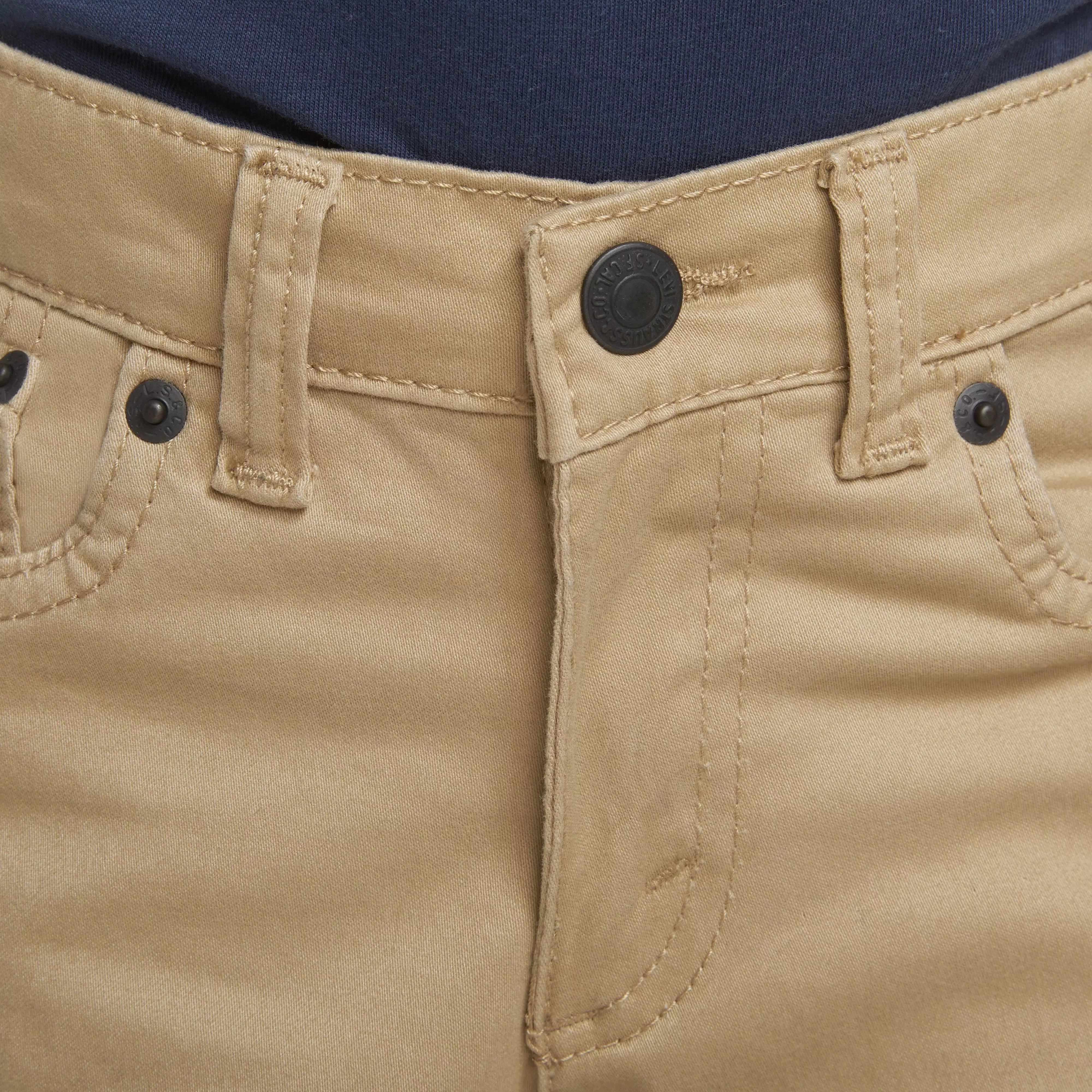 Levi's 511 Slim Fit Soft Brushed Little Boys' Gold Sueded Pants - GOLD