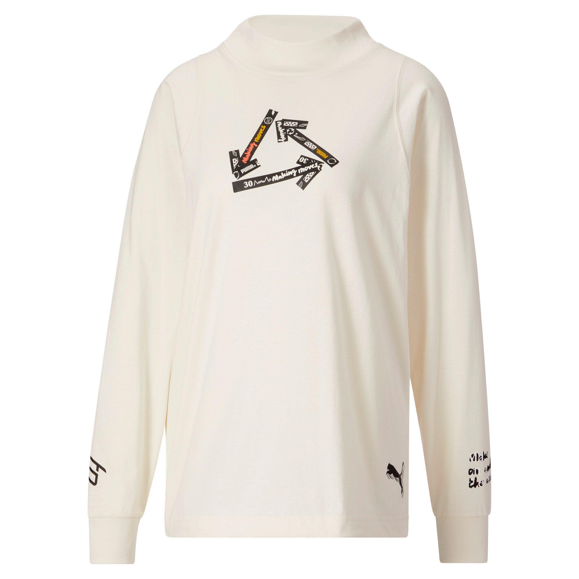 PUMA Women's STEWIE x REINTRODUCE Long Sleeve Tee​​-Pristine