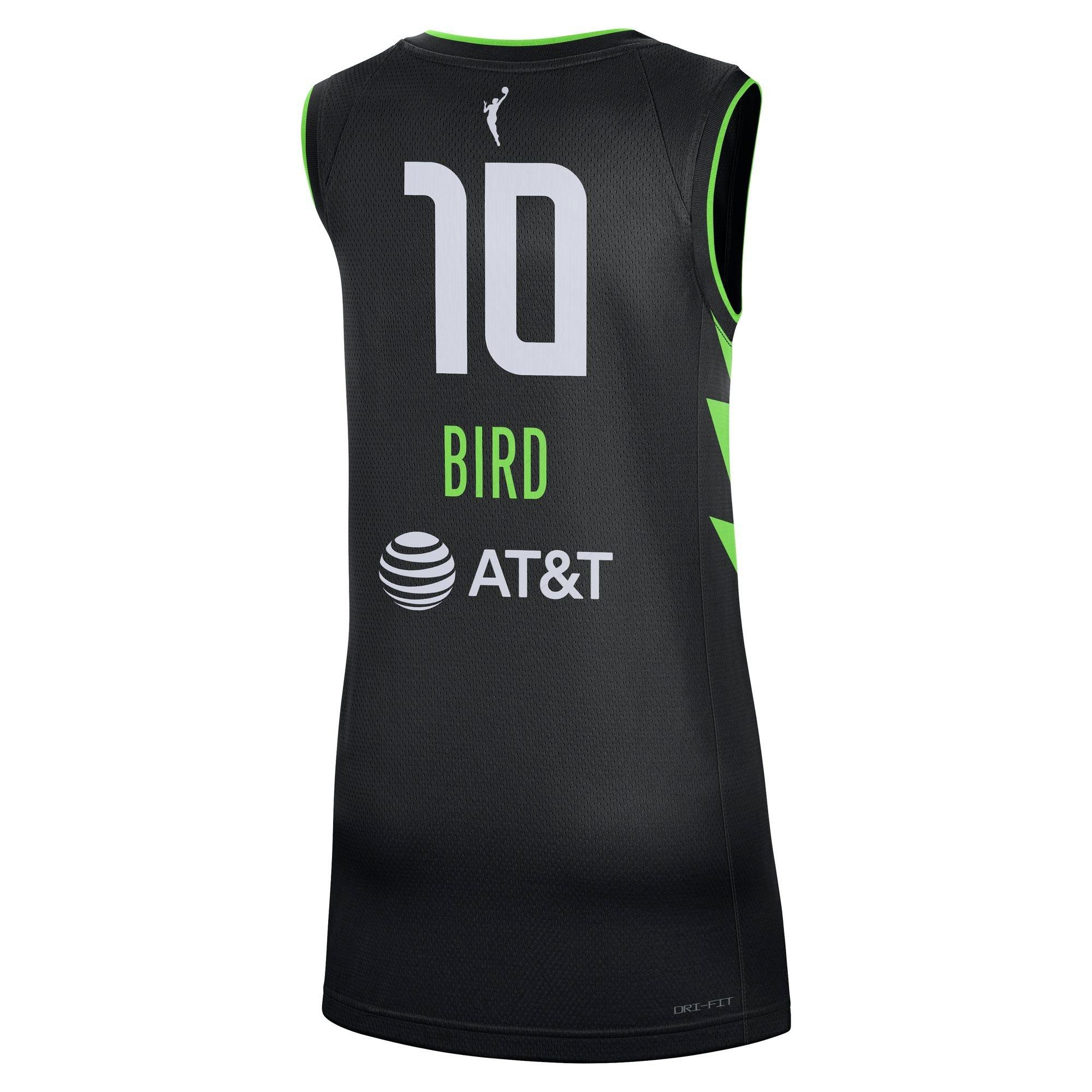 Nike Women's Sue Bird Seattle Storm 2024 Rebel Edition Dri-FIT WNBA Victory Jersey - BLACK Thumbnail View 2