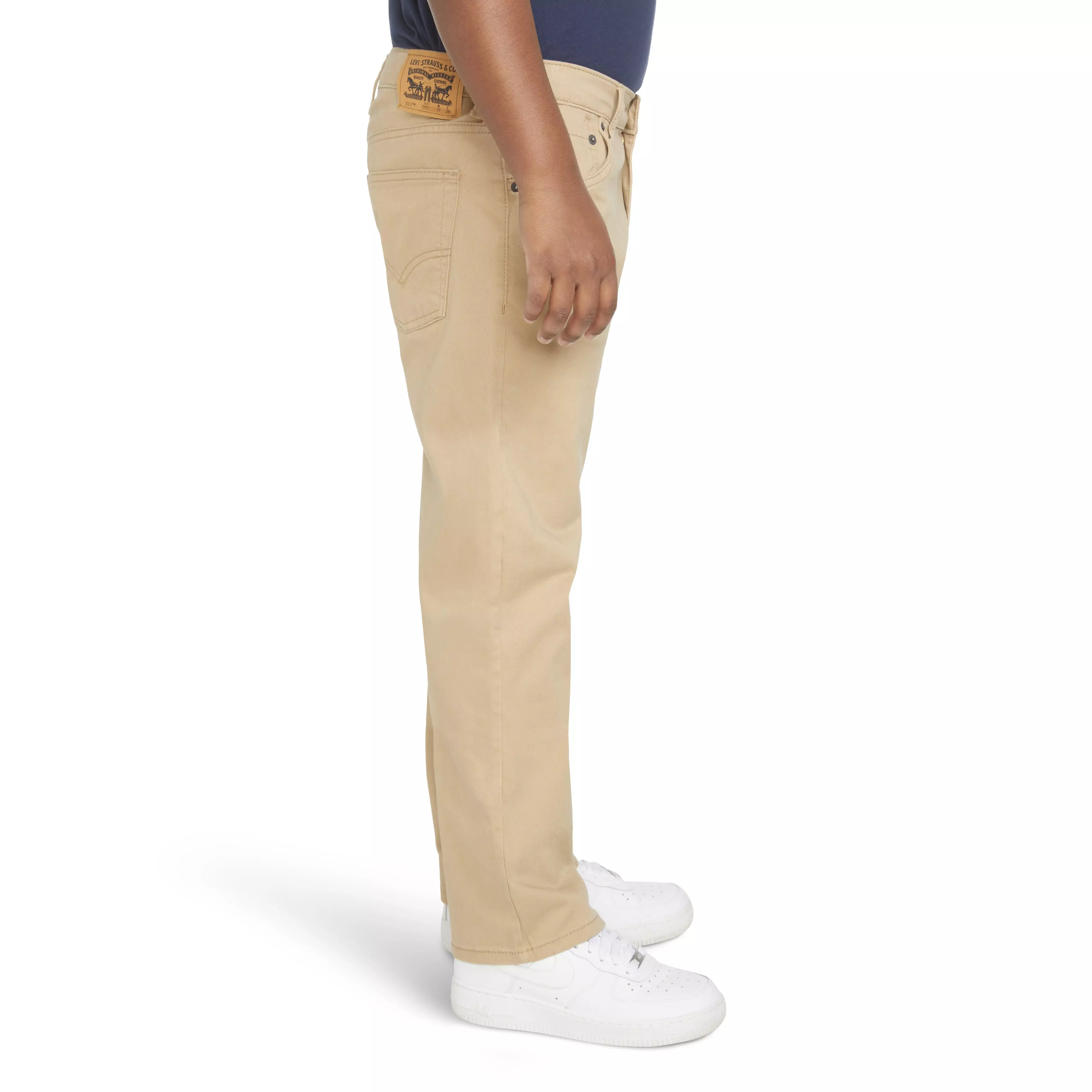 Levi's Big Boys' 511 Slim Fit Soft Brushed Sueded Pants - Gold - GOLD