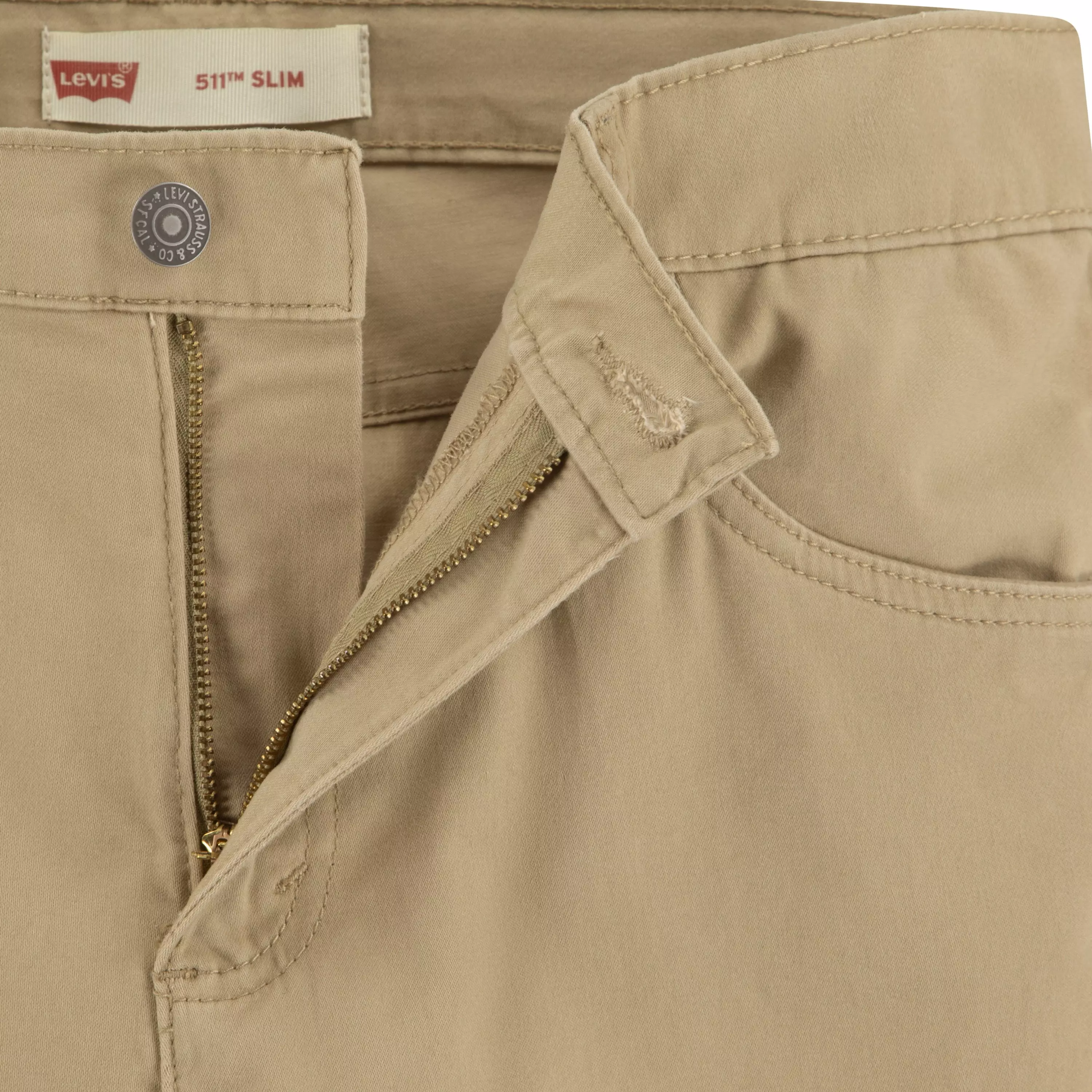 Levi's Big Boys' 511 Slim Fit Soft Brushed Sueded Pants - Gold - GOLD