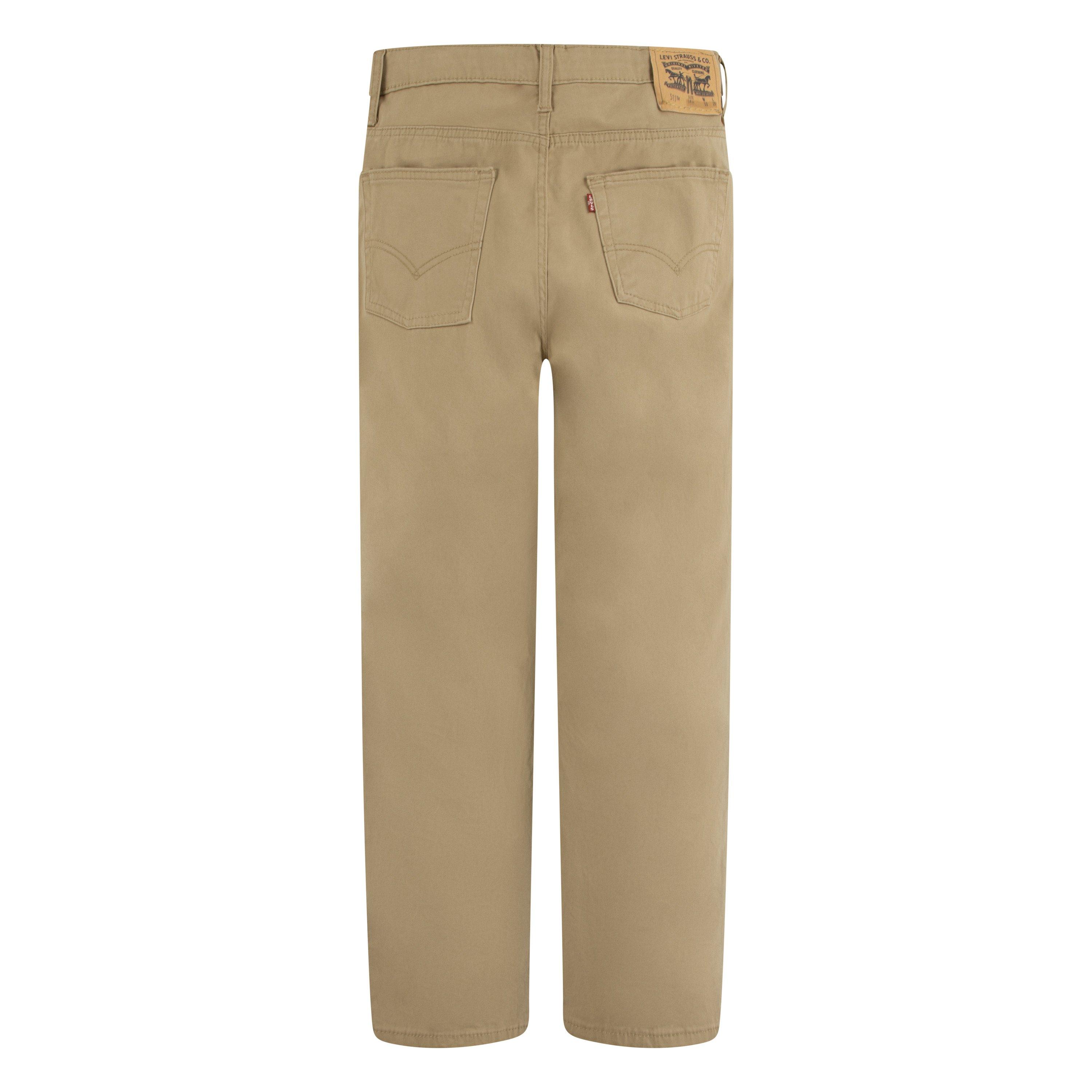 Levi's Big Boys' 511 Slim Fit Soft Brushed Sueded Pants - Gold - GOLD Thumbnail View 9
