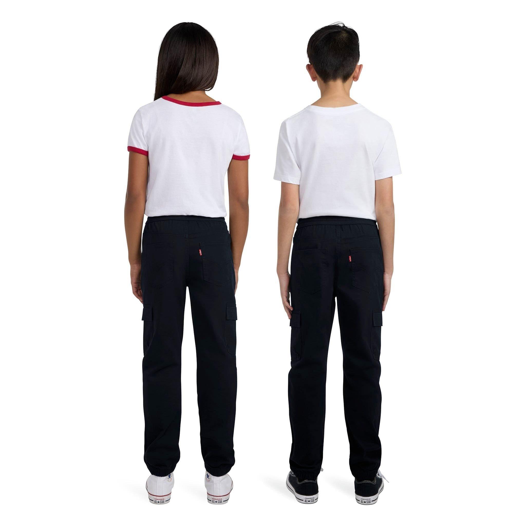 Levi's Relaxed Big Kids' Black Cargo Joggers