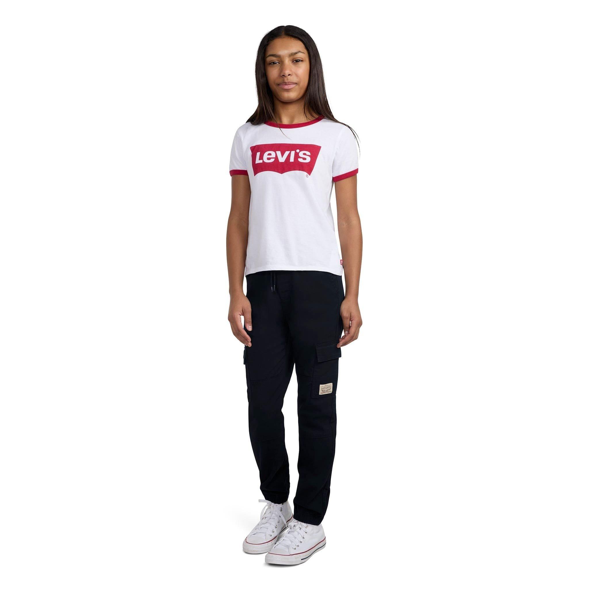 Levi's Big Kids' Relaxed Cargo Joggers -Black - BLACK Thumbnail View 3