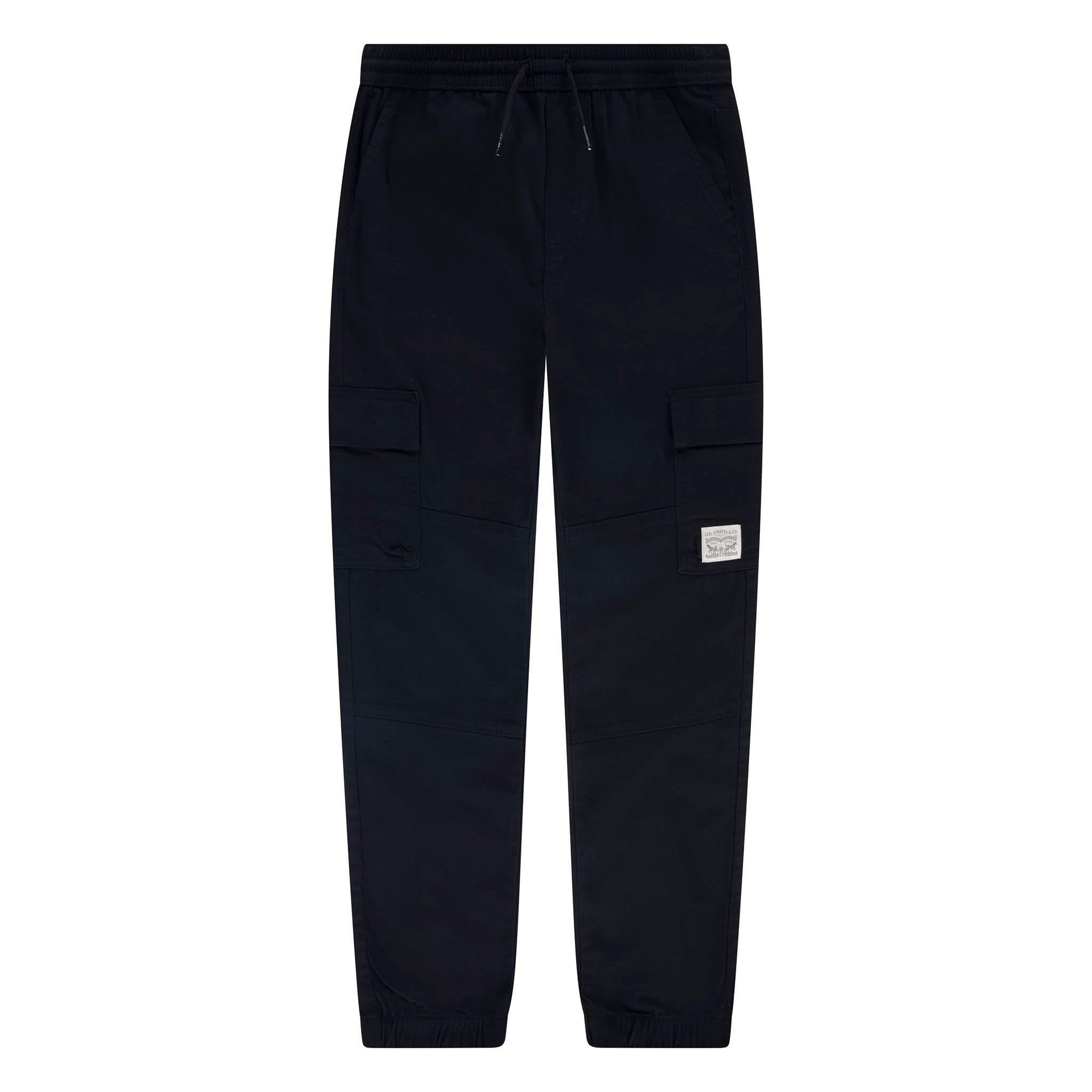 Levi's Relaxed Big Kids' Black Cargo Joggers